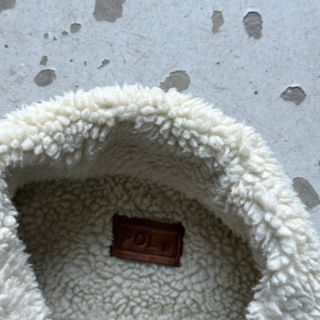 Vintage Denim Sherpa Vest – Lyseblå (M) - Re:Junk Vintage