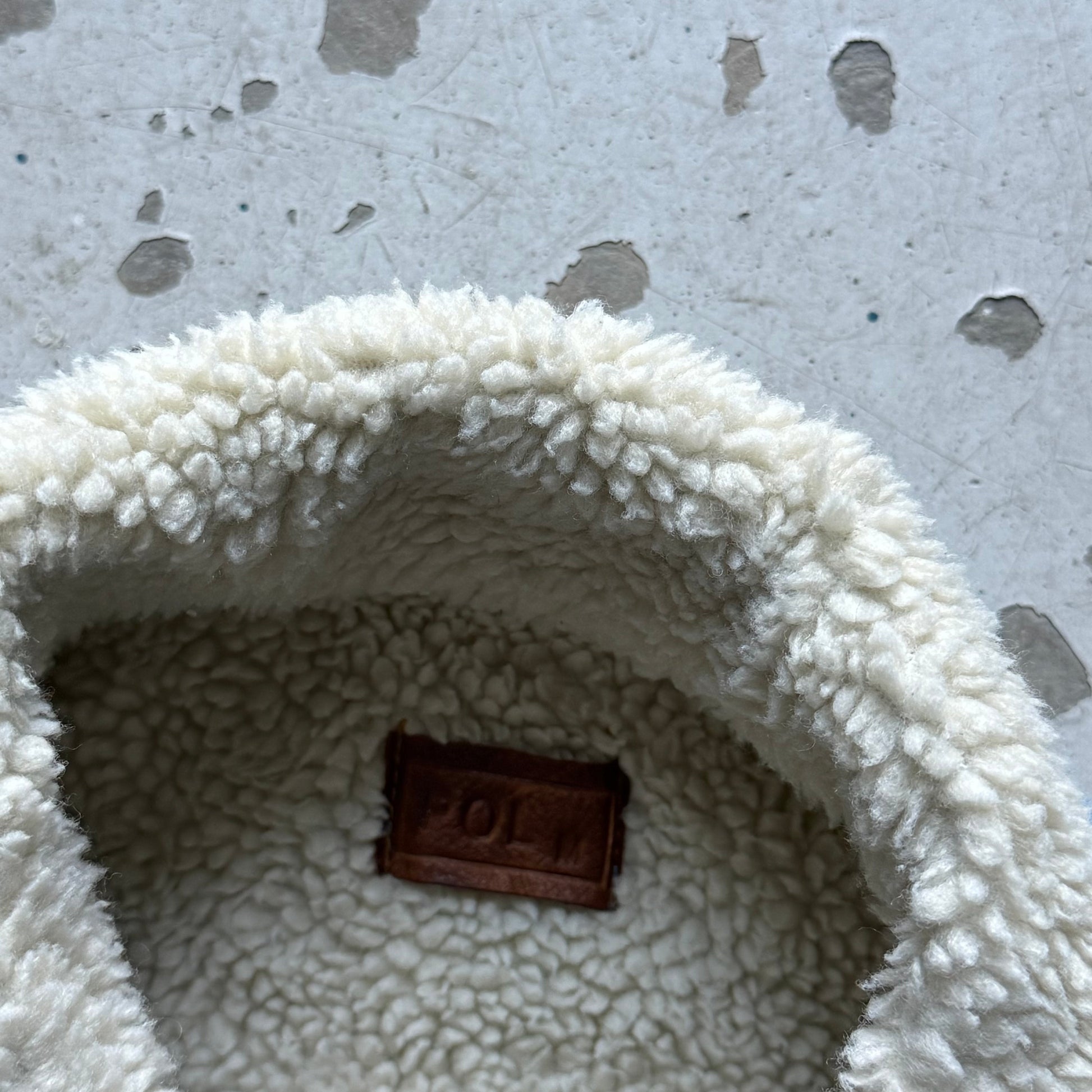 Vintage Denim Sherpa Vest – Lyseblå (M) - Re:Junk Vintage