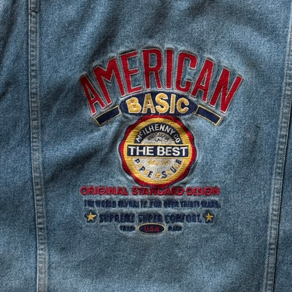 Vintage | Denim vest | Blå | Large - Re:Junk Vintage