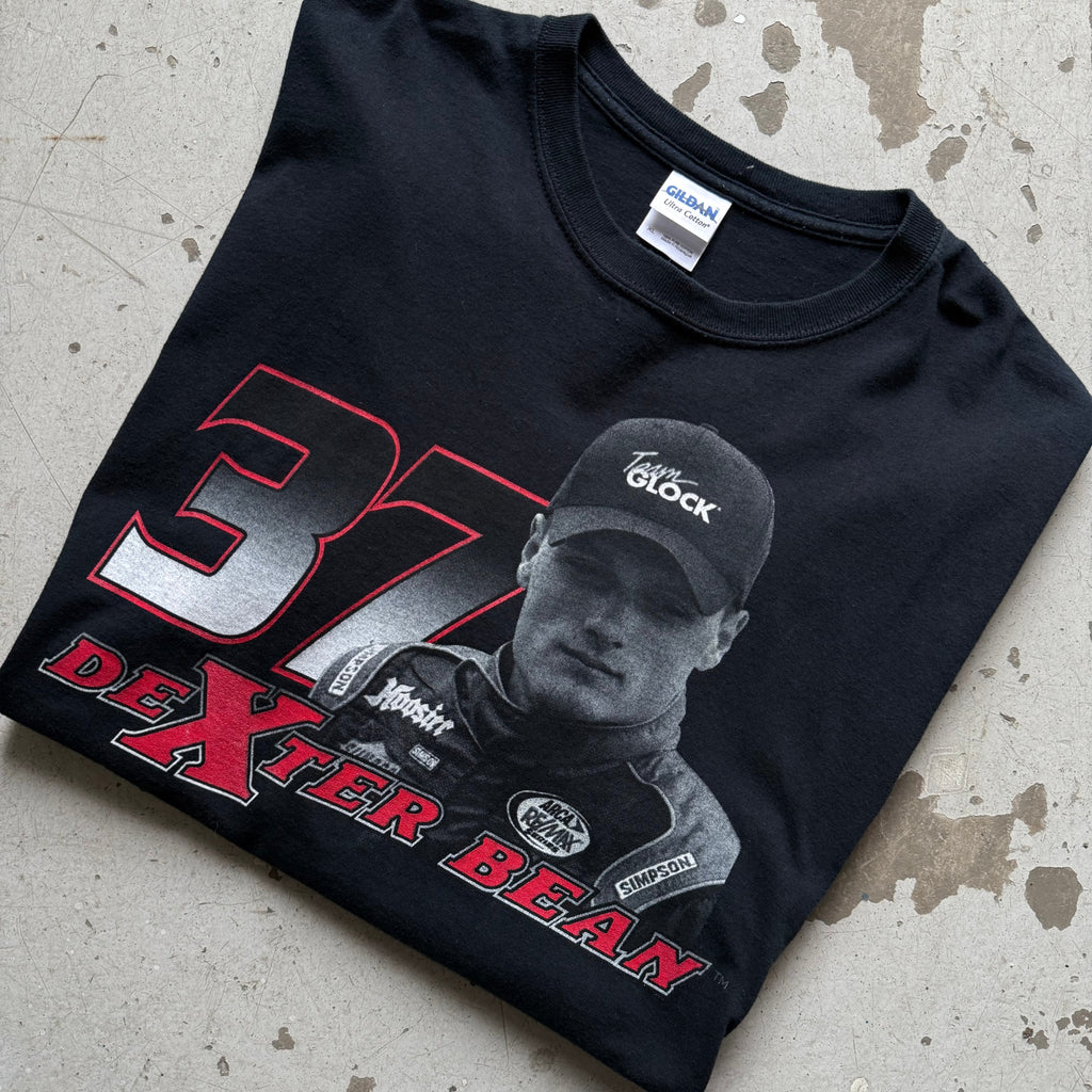 Vintage Dexter Bean Racing T-shirt – Sort - XL - Re:Junk Vintage