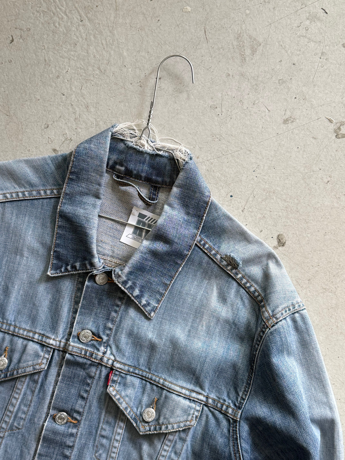 Vintage Levi’s Denim Jacket – Faded Blue Trucker Style - Re:Junk Vintage