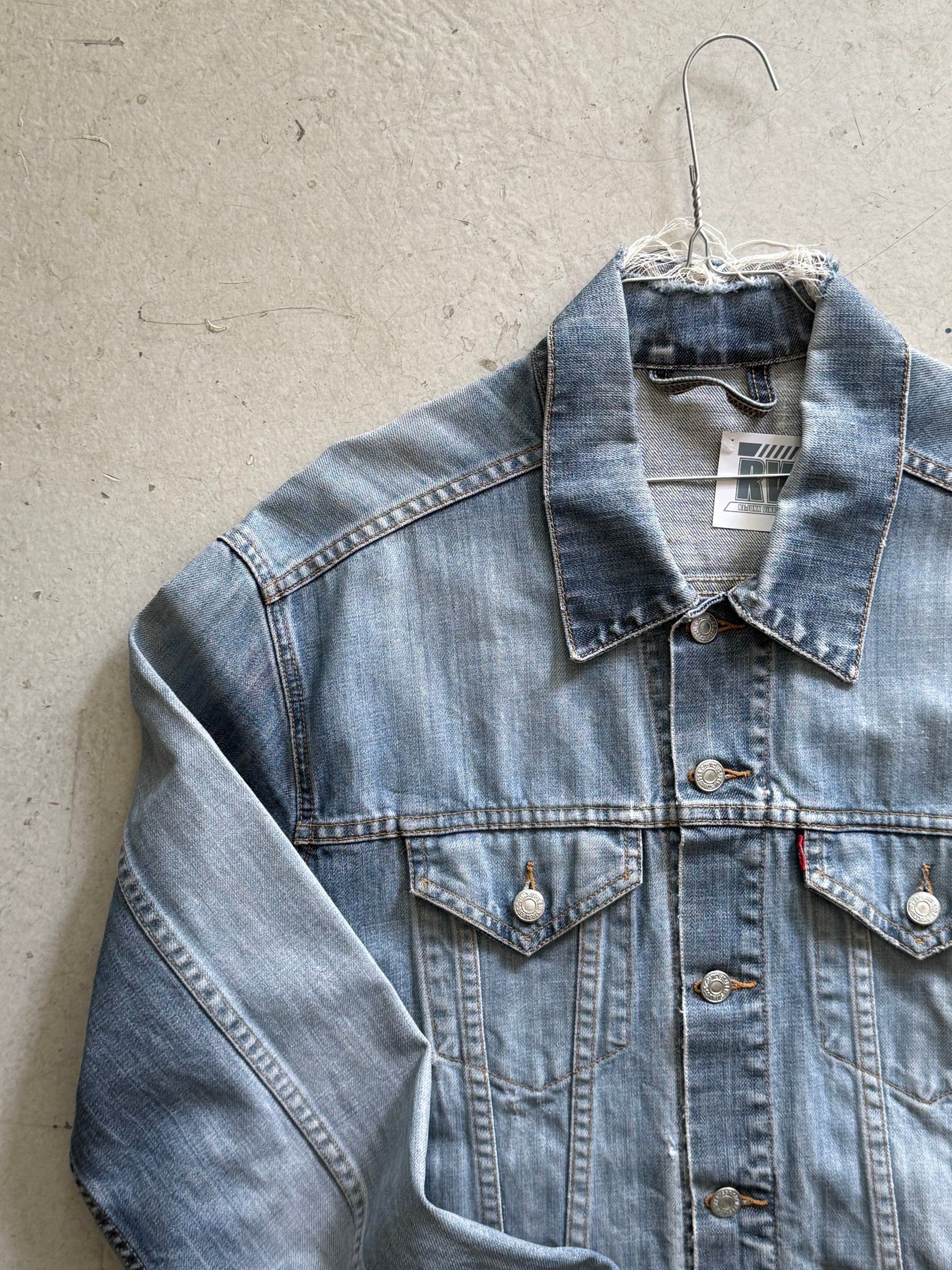 Vintage Levi’s Denim Jacket – Faded Blue Trucker Style - Re:Junk Vintage
