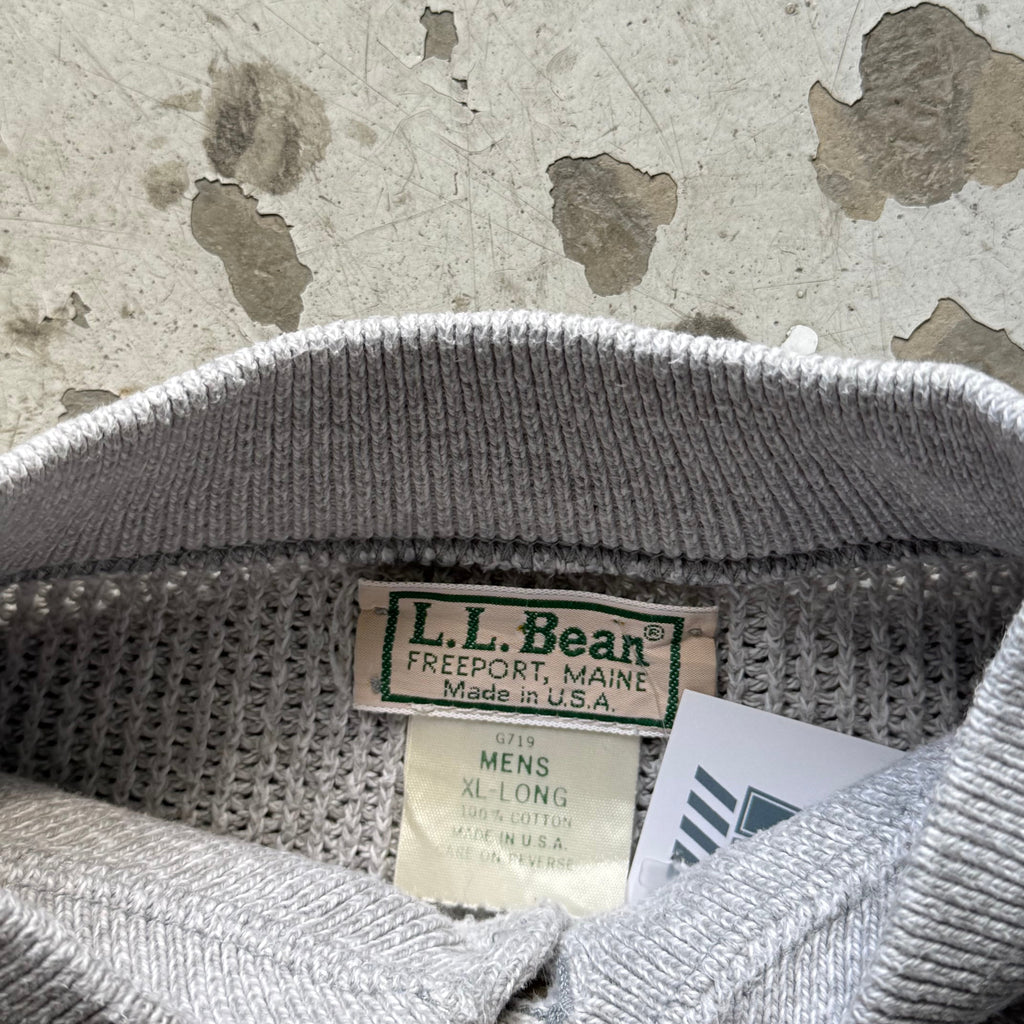 Vintage L.L. Bean Henley Sweater Made in USA - Re:Junk Vintage