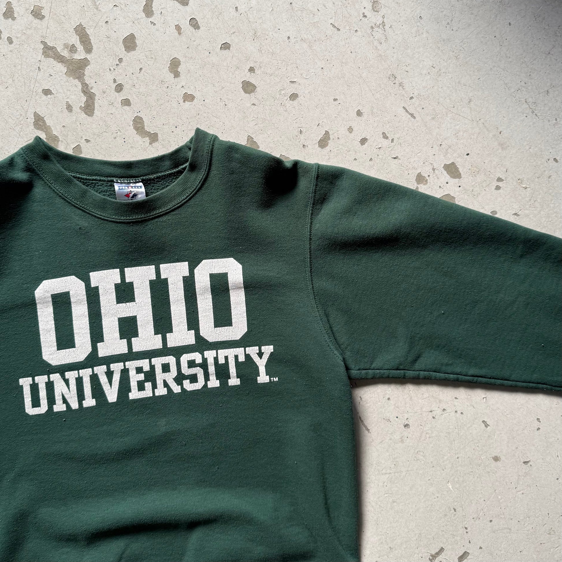 Vintage Ohio University Sweatshirt – Grøn - Re:Junk Vintage