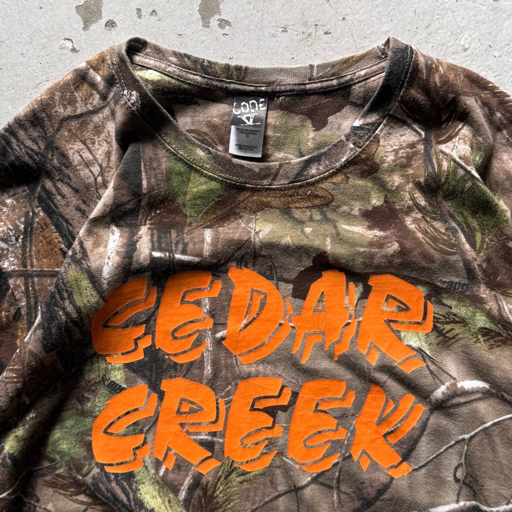 Vintage Real Tree Langærmet T-shirt – Cedar Creek - Re:Junk Vintage