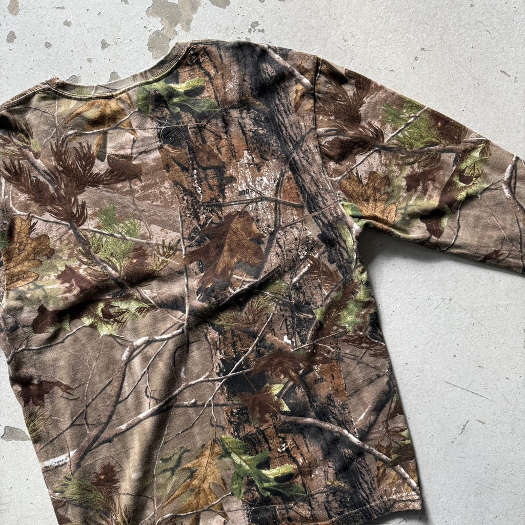 Vintage Real Tree Langærmet T-shirt – Cedar Creek - Re:Junk Vintage