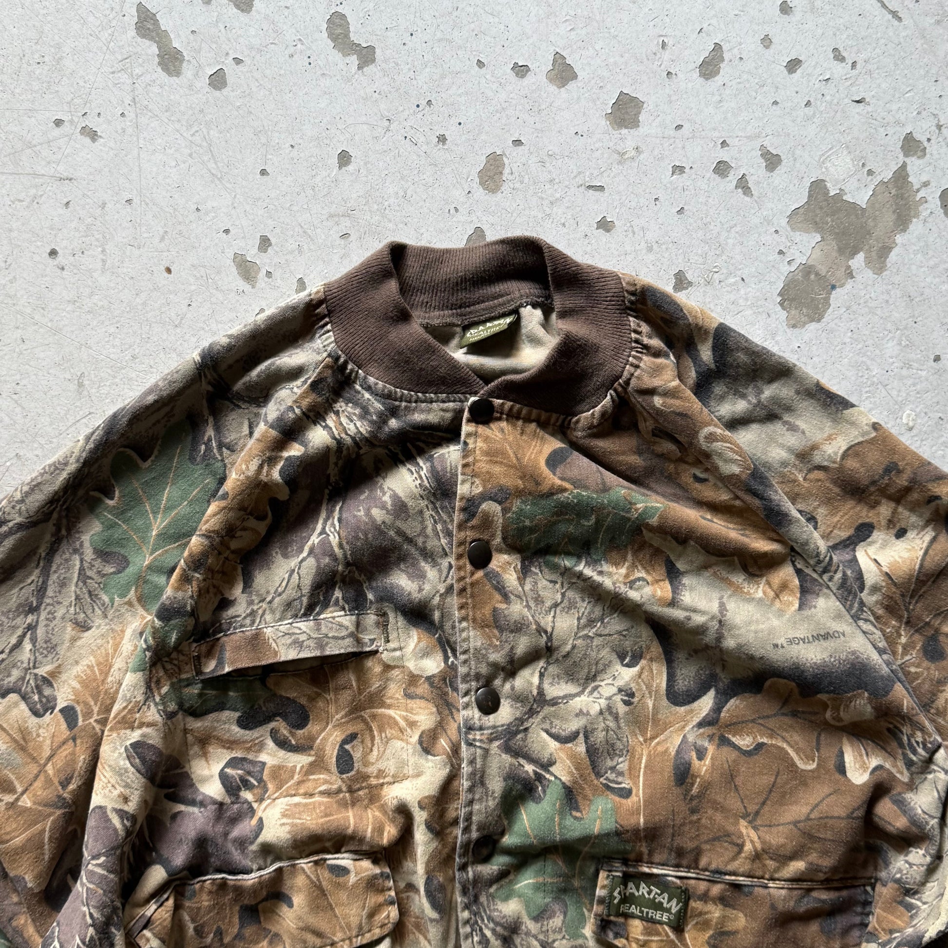 Vintage Realtree Bomber Jakke – Spartan Advantage (Str. M) - Re:Junk Vintage