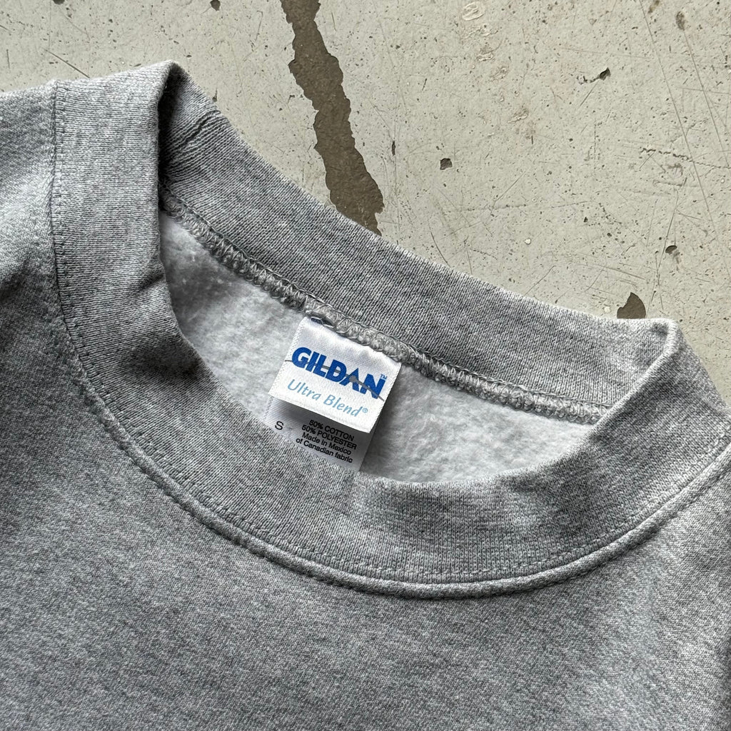 Vintage Sweatshirt | Grafisk Print | Grå | Small - Re:Junk Vintage