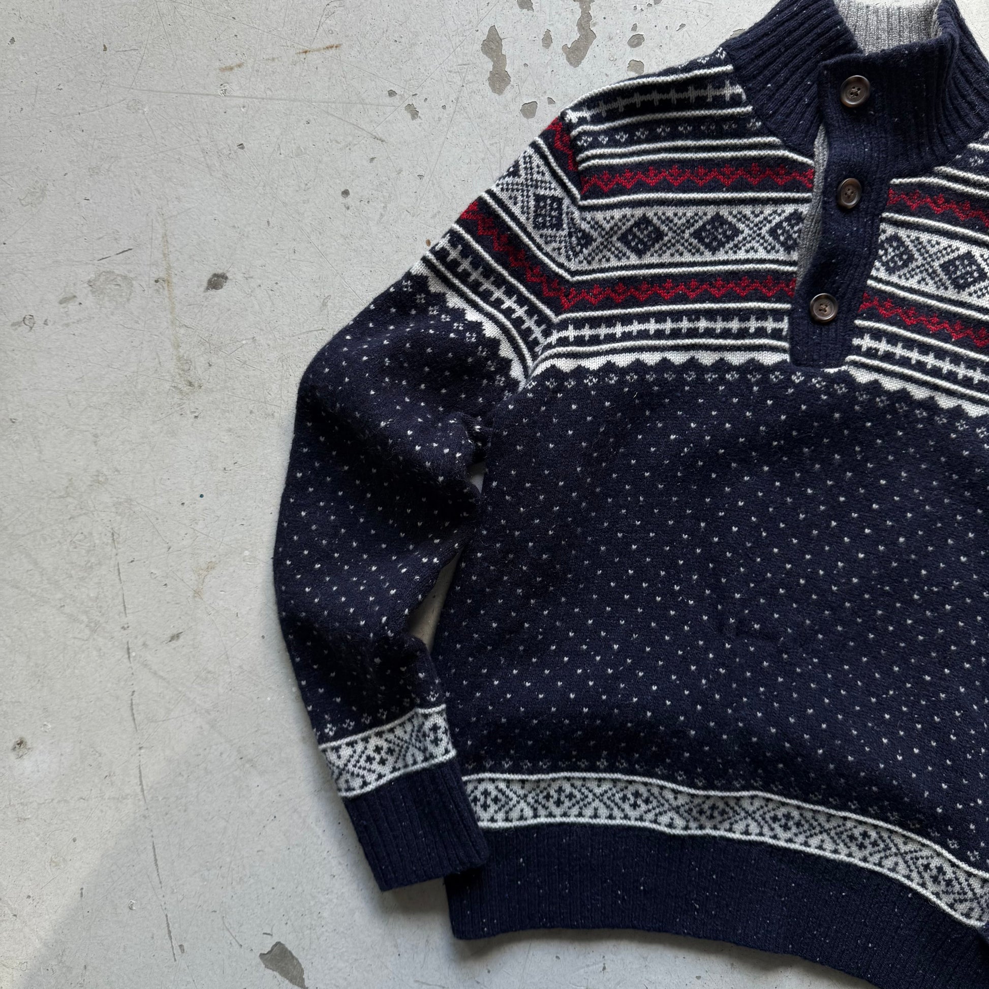 Vintage Tommy Hilfiger Nordic Knit Sweater - Re:Junk Vintage