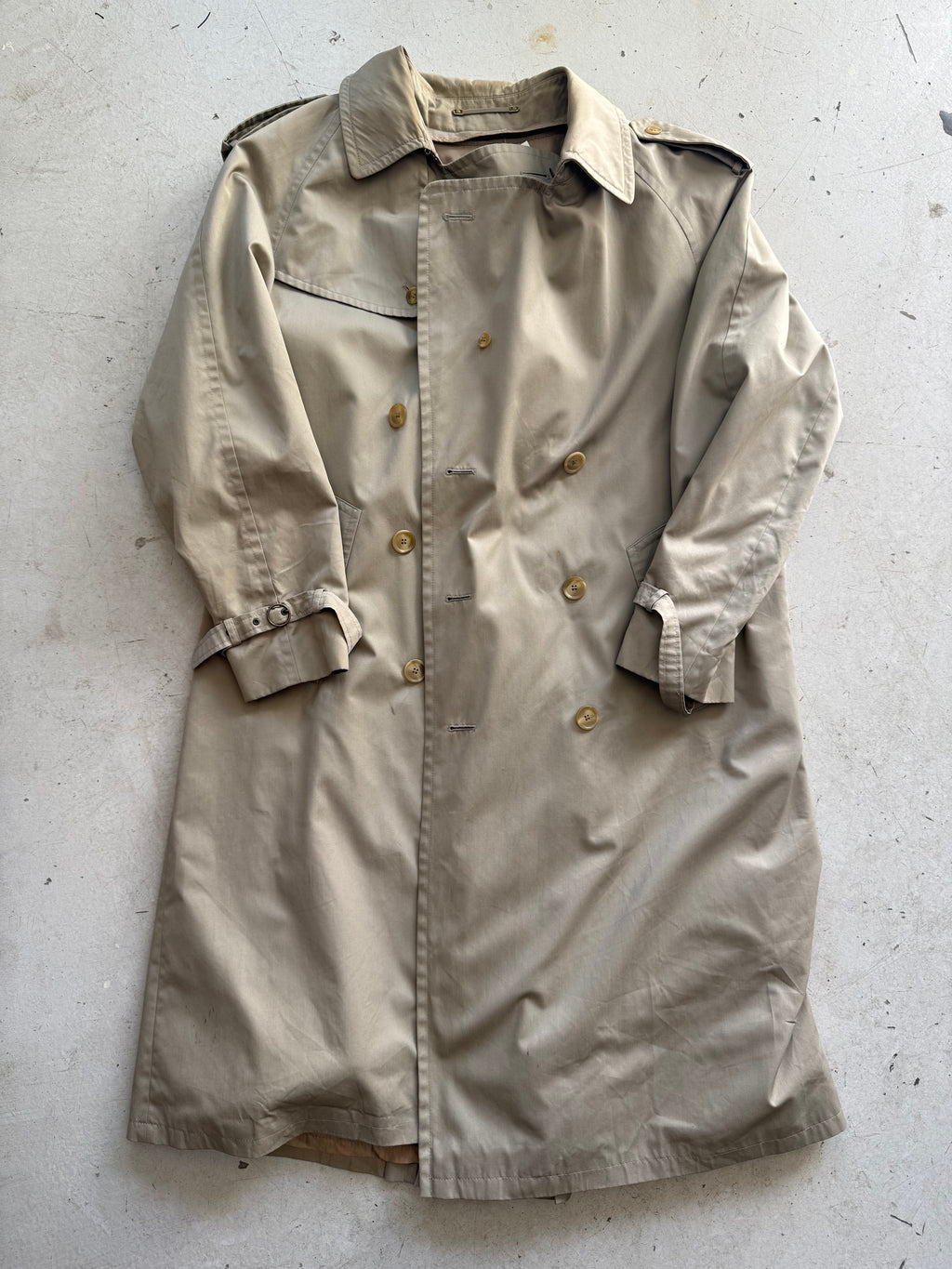 Vintage | trenchcoat | beige | L - Re:Junk Vintage