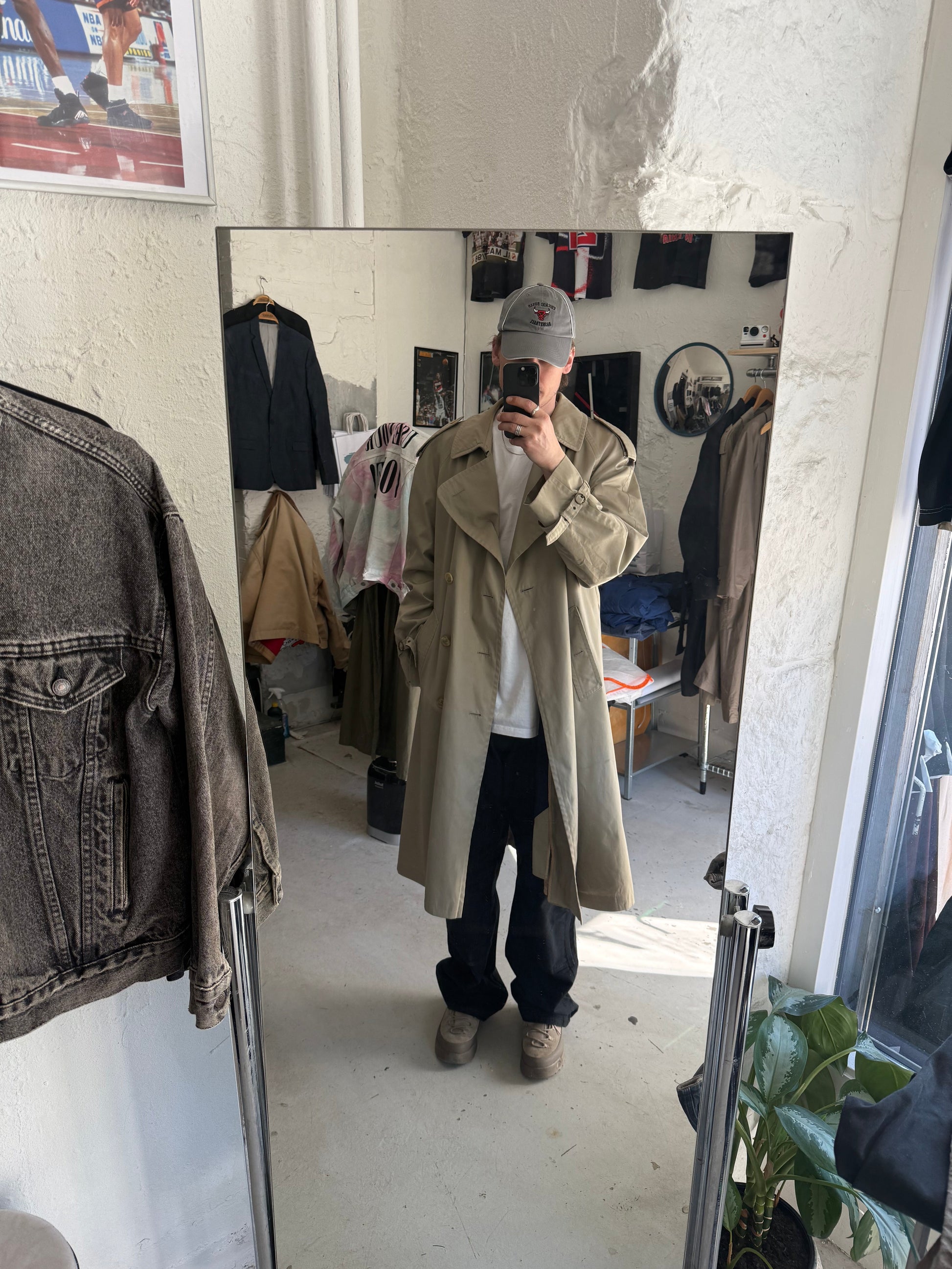Vintage | trenchcoat | beige | L - Re:Junk Vintage