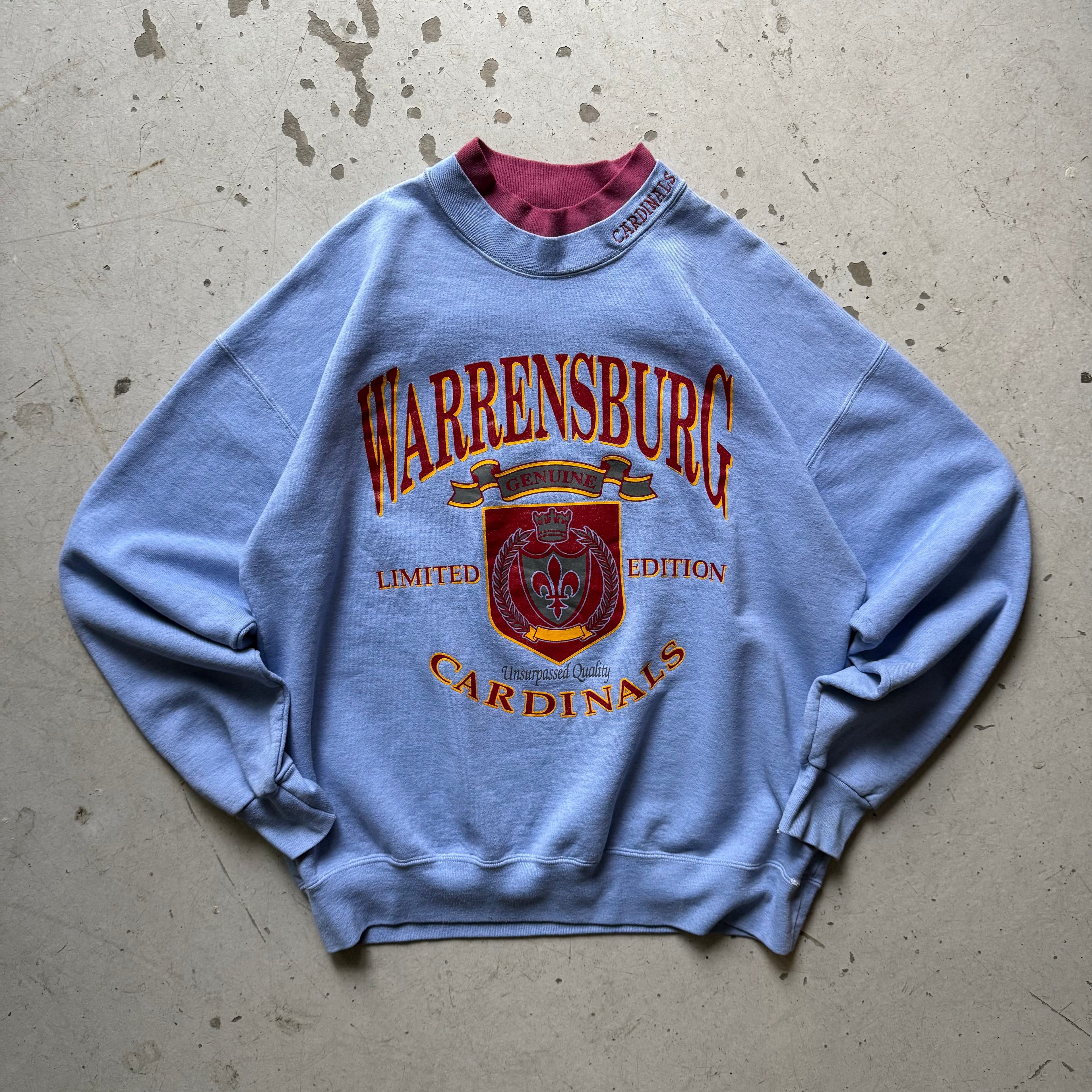 Vintage Warrensburg Cardinals Sweatshirt – Str. M – Limited Edition