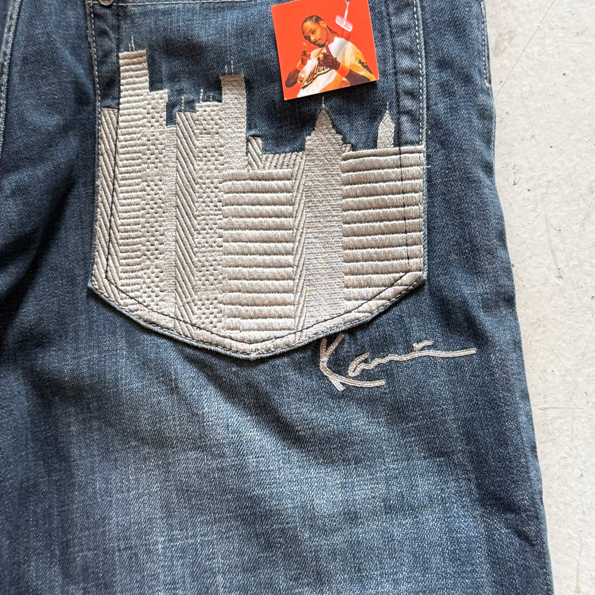 W32: Vintage denim jorts – Karl Kani workwear shorts - Re:Junk Vintage