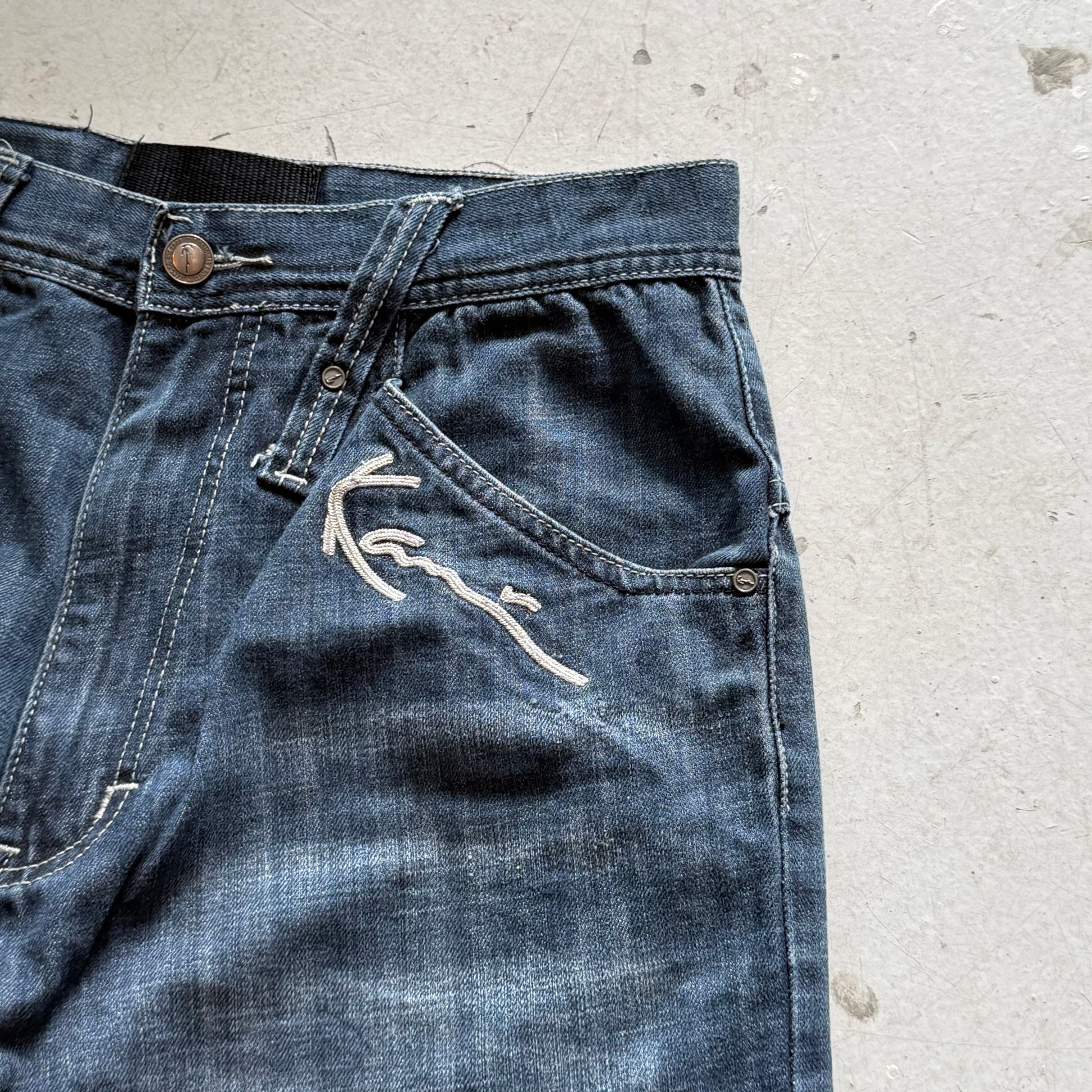 W32: Vintage denim jorts – Karl Kani workwear shorts - Re:Junk Vintage
