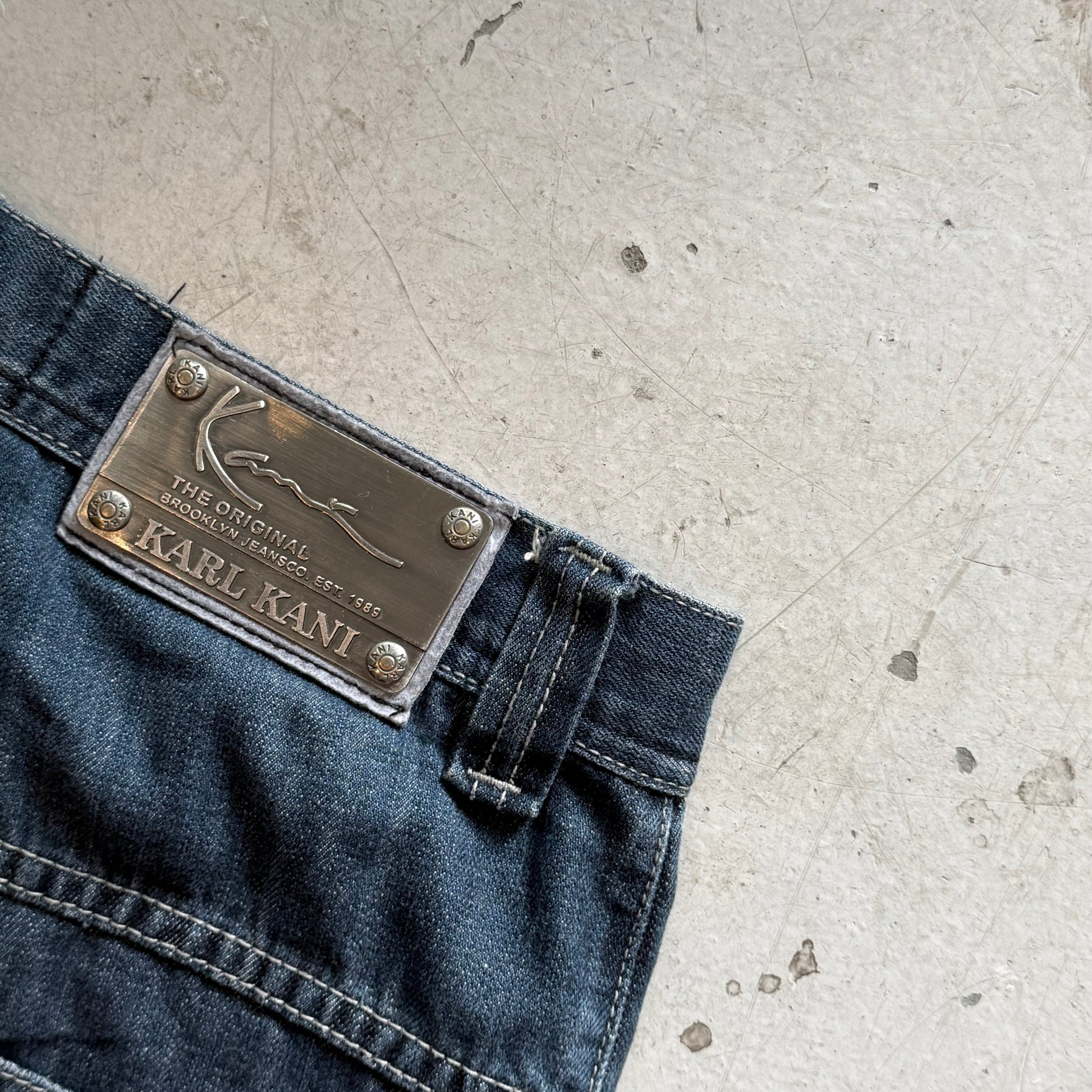 W32: Vintage denim jorts – Karl Kani workwear shorts - Re:Junk Vintage