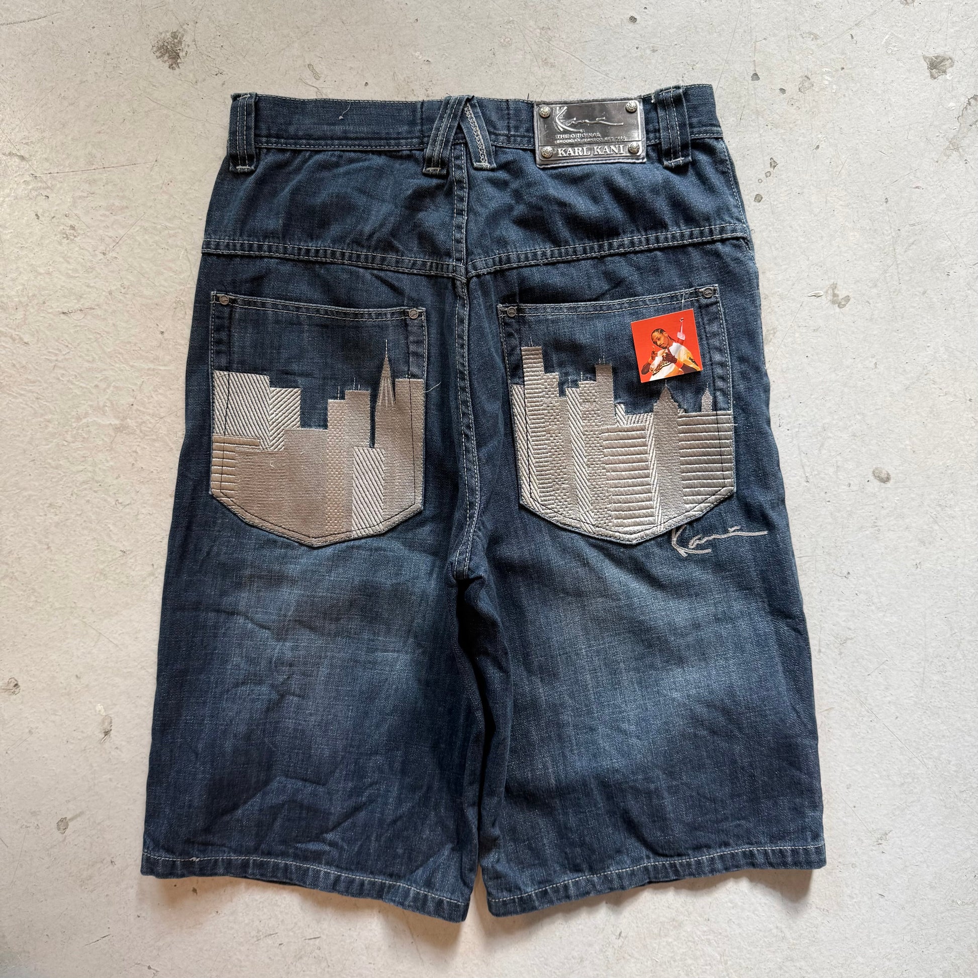 W32: Vintage denim jorts – Karl Kani workwear shorts - Re:Junk Vintage