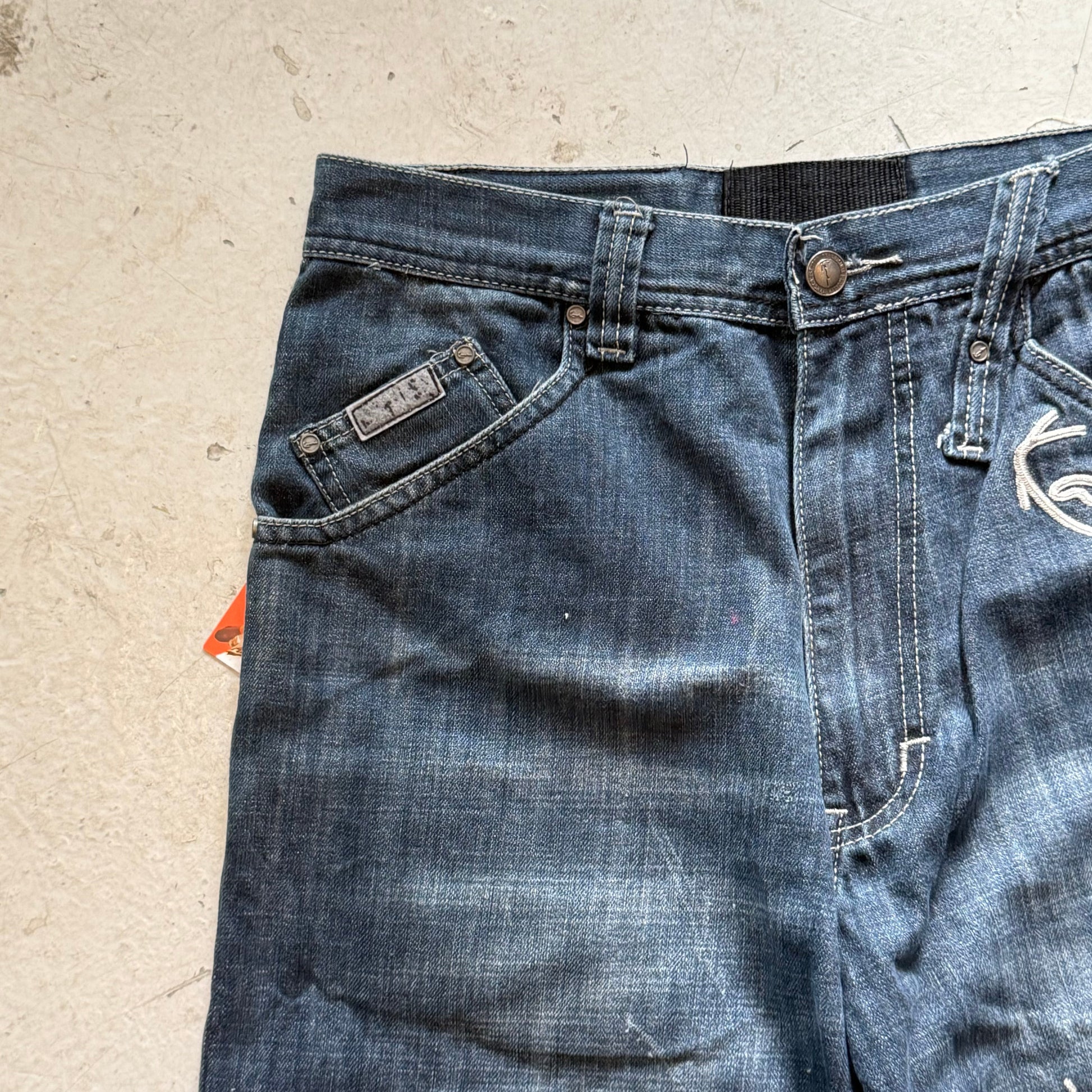 W32: Vintage denim jorts – Karl Kani workwear shorts - Re:Junk Vintage