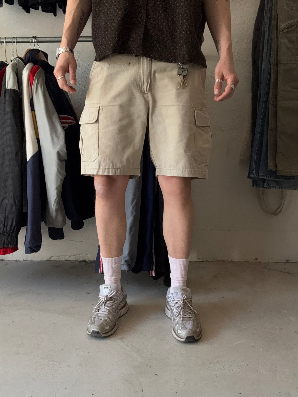 W34 | cargo shorts | Beige | - Re:Junk Vintage