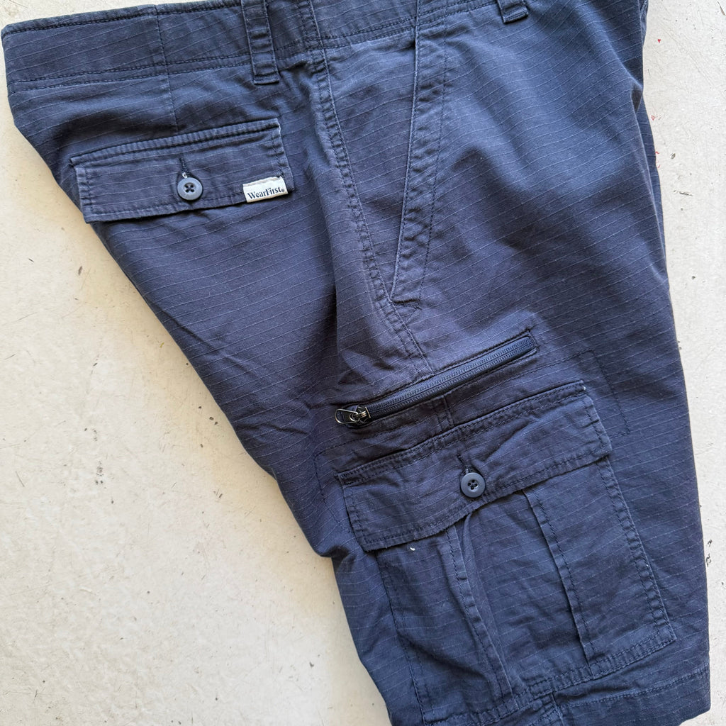 W34 | cargo shorts | navy | - Re:Junk Vintage