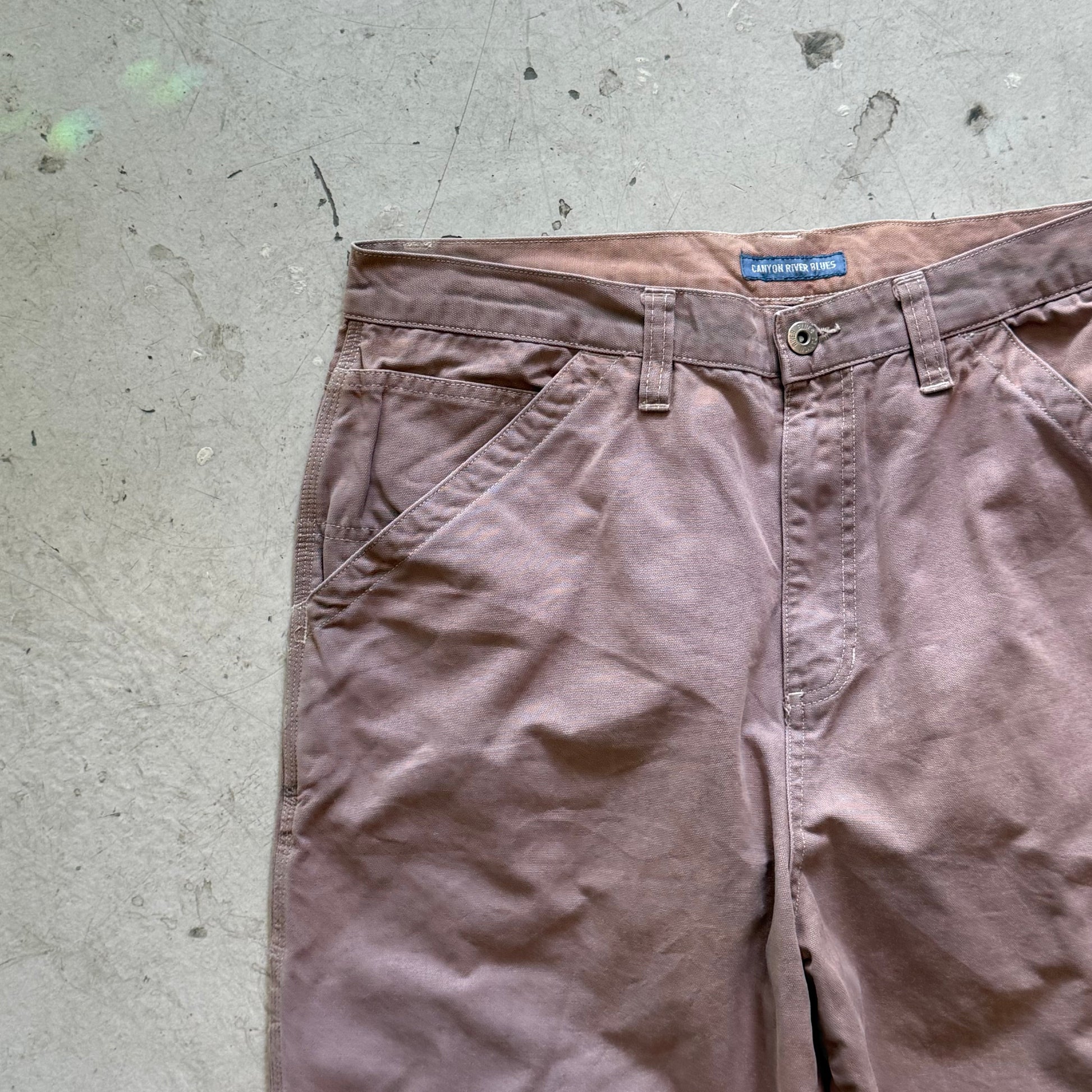 W34: Vintage denim jorts – loose fit workwear shorts - Re:Junk Vintage
