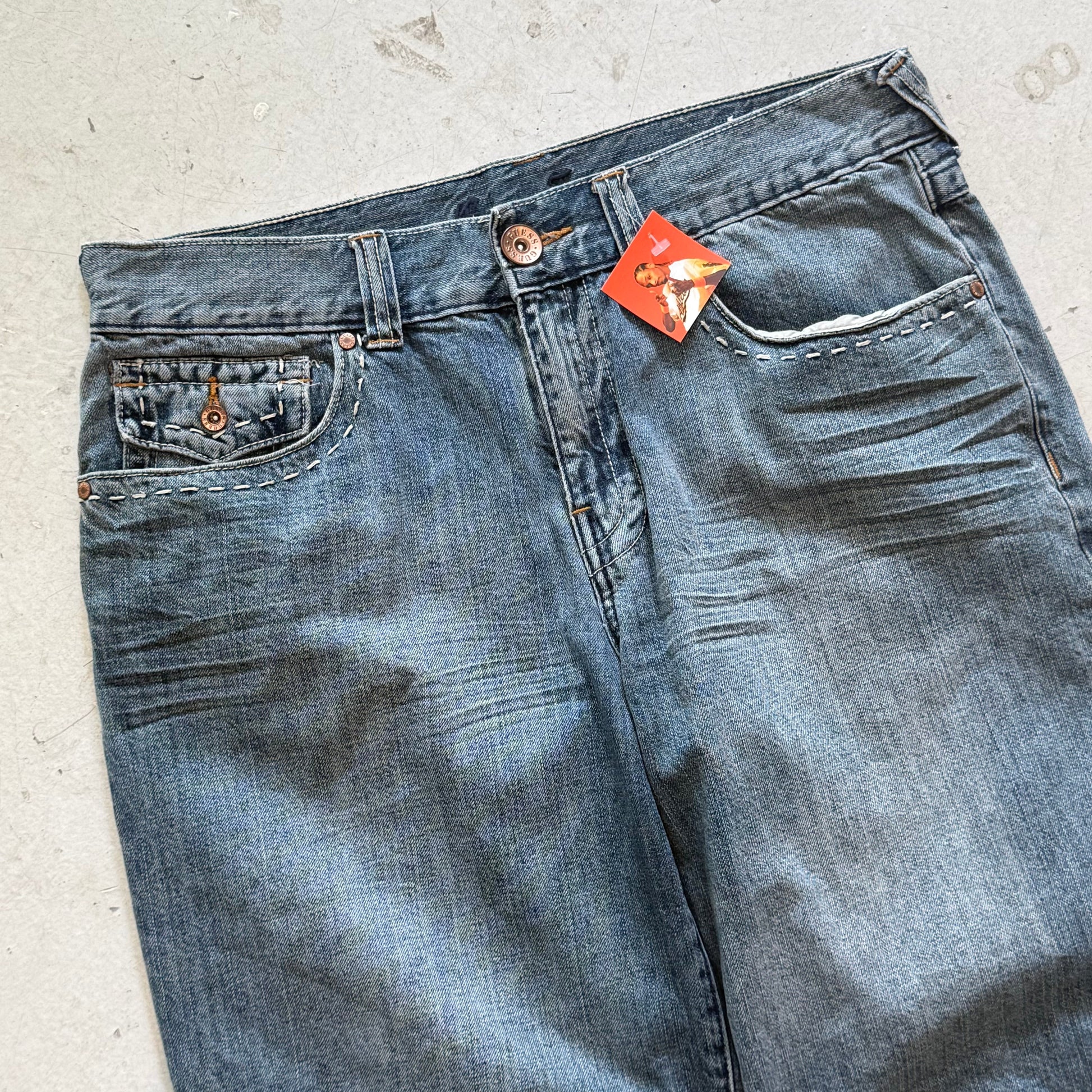 W34: Vintage denim jorts – loose fit workwear shorts - Re:Junk Vintage