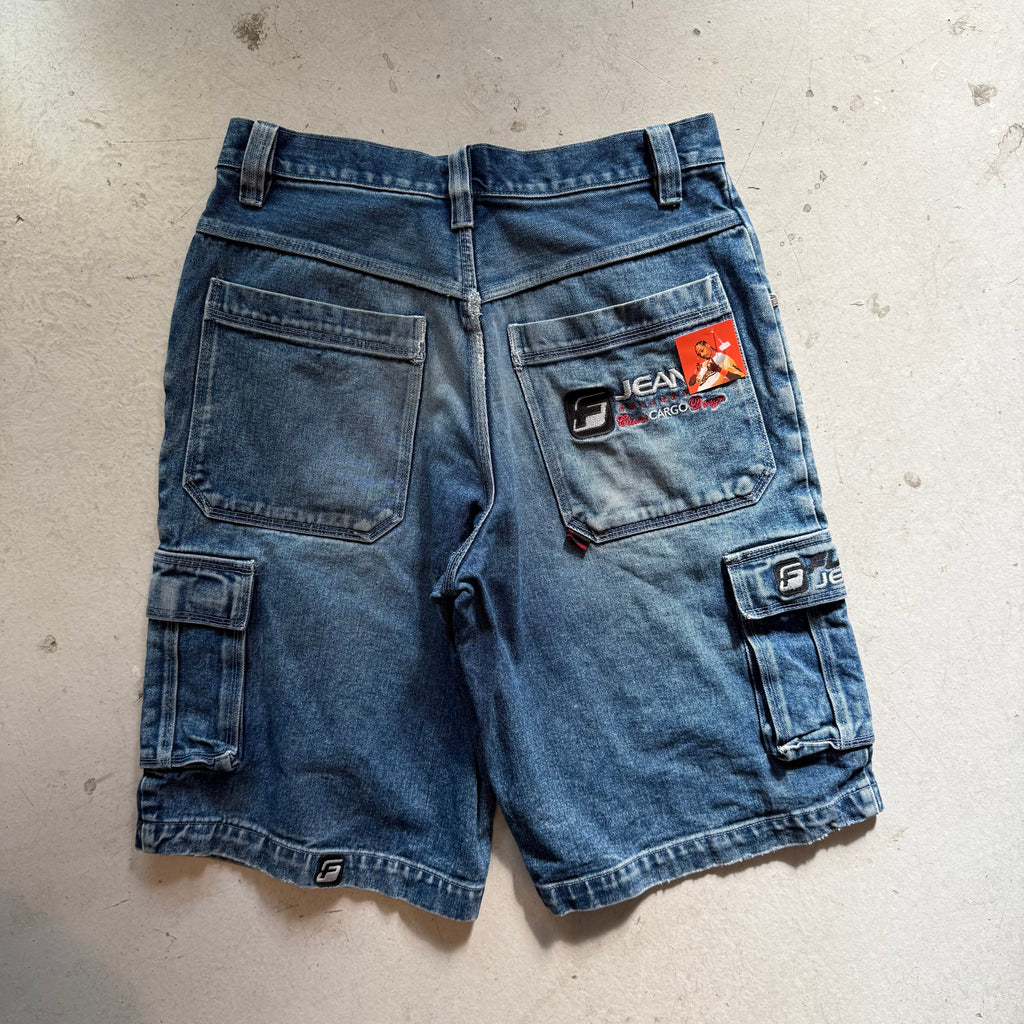 W34: Vintage denim jorts – loose fit workwear shorts - Re:Junk Vintage
