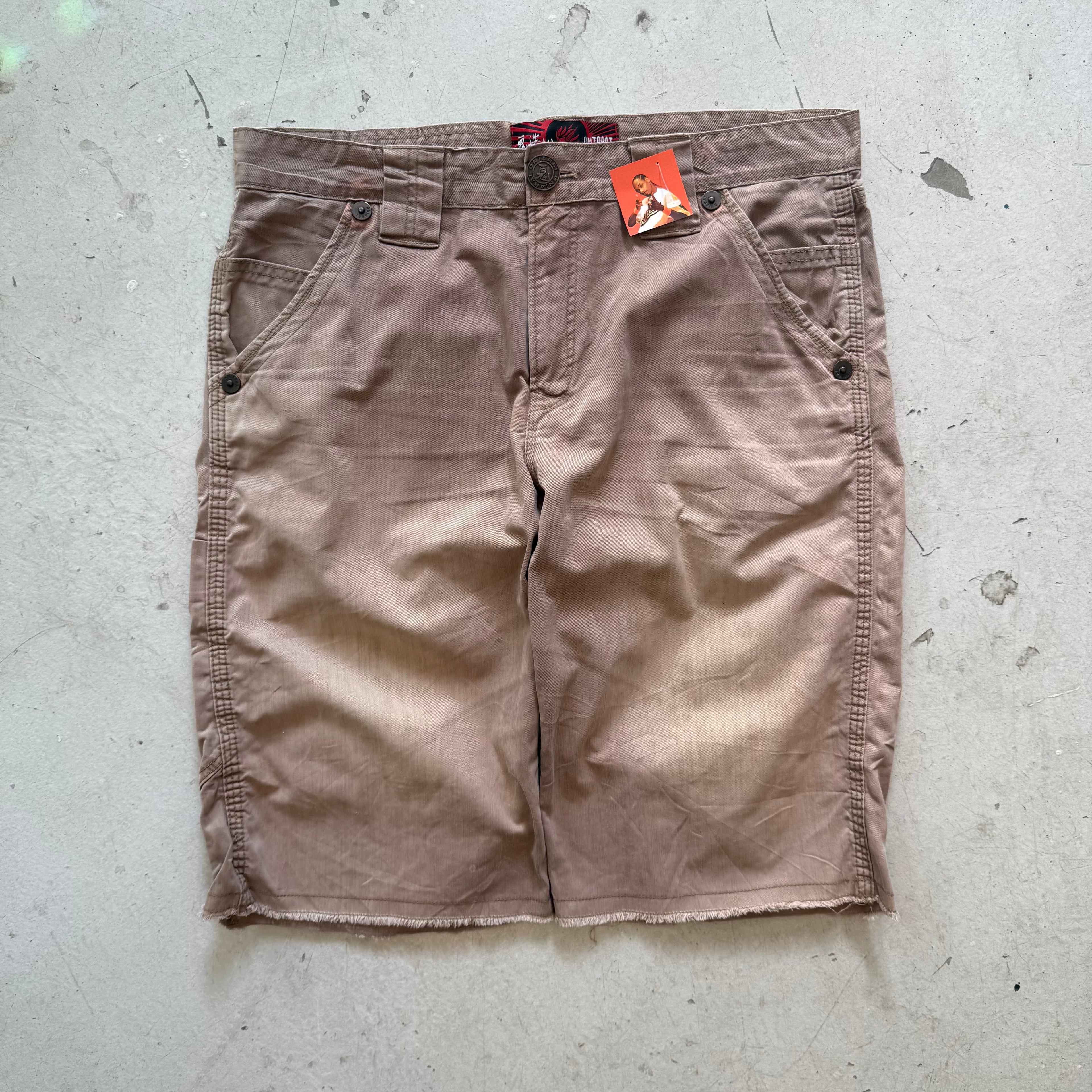 W36: Vintage denim jorts – loose fit workwear shorts