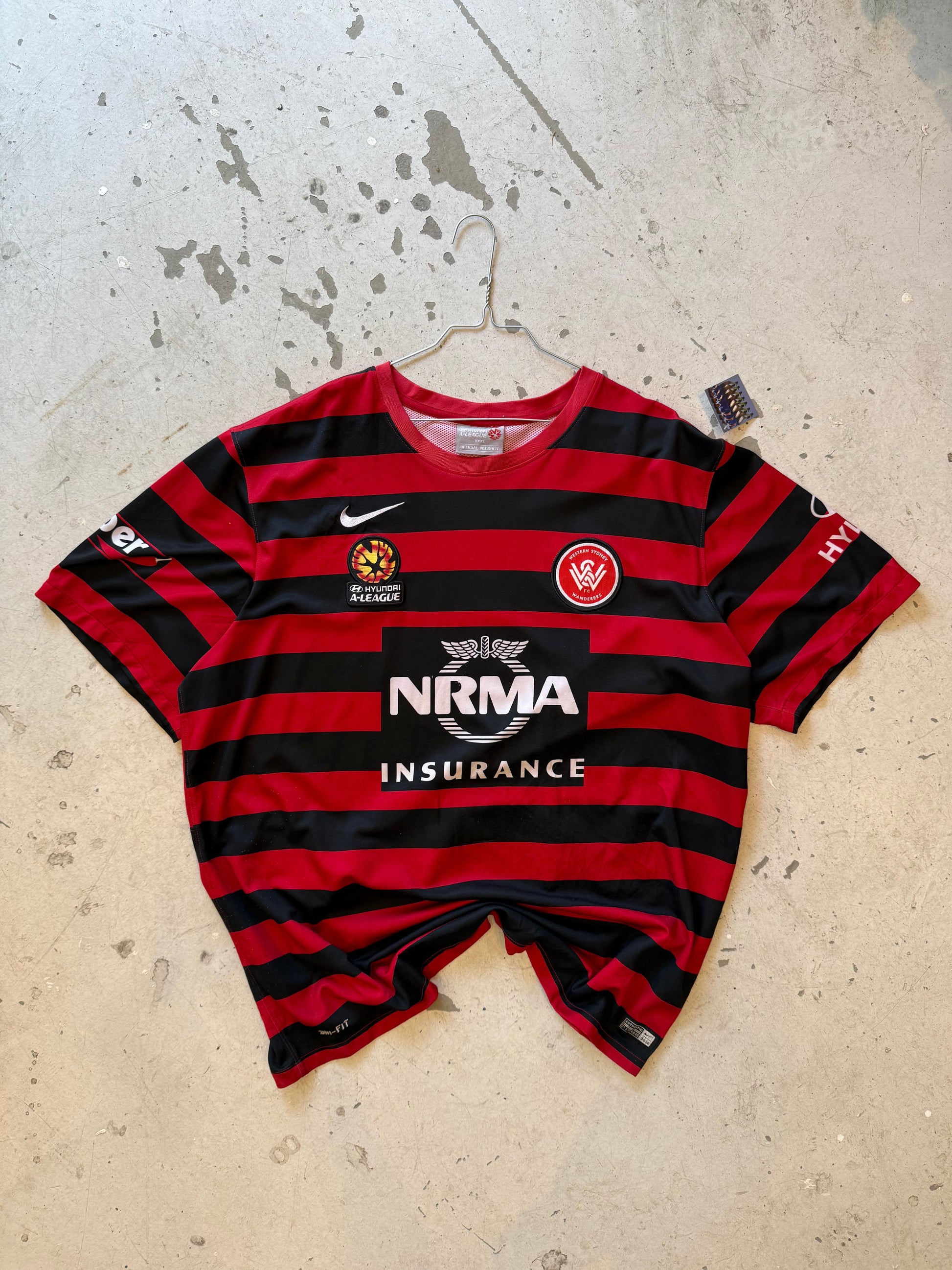 Western Sydney Wanderers Vintage Fodboldtrøje – 2014/2015 - 3XL - Re:Junk Vintage