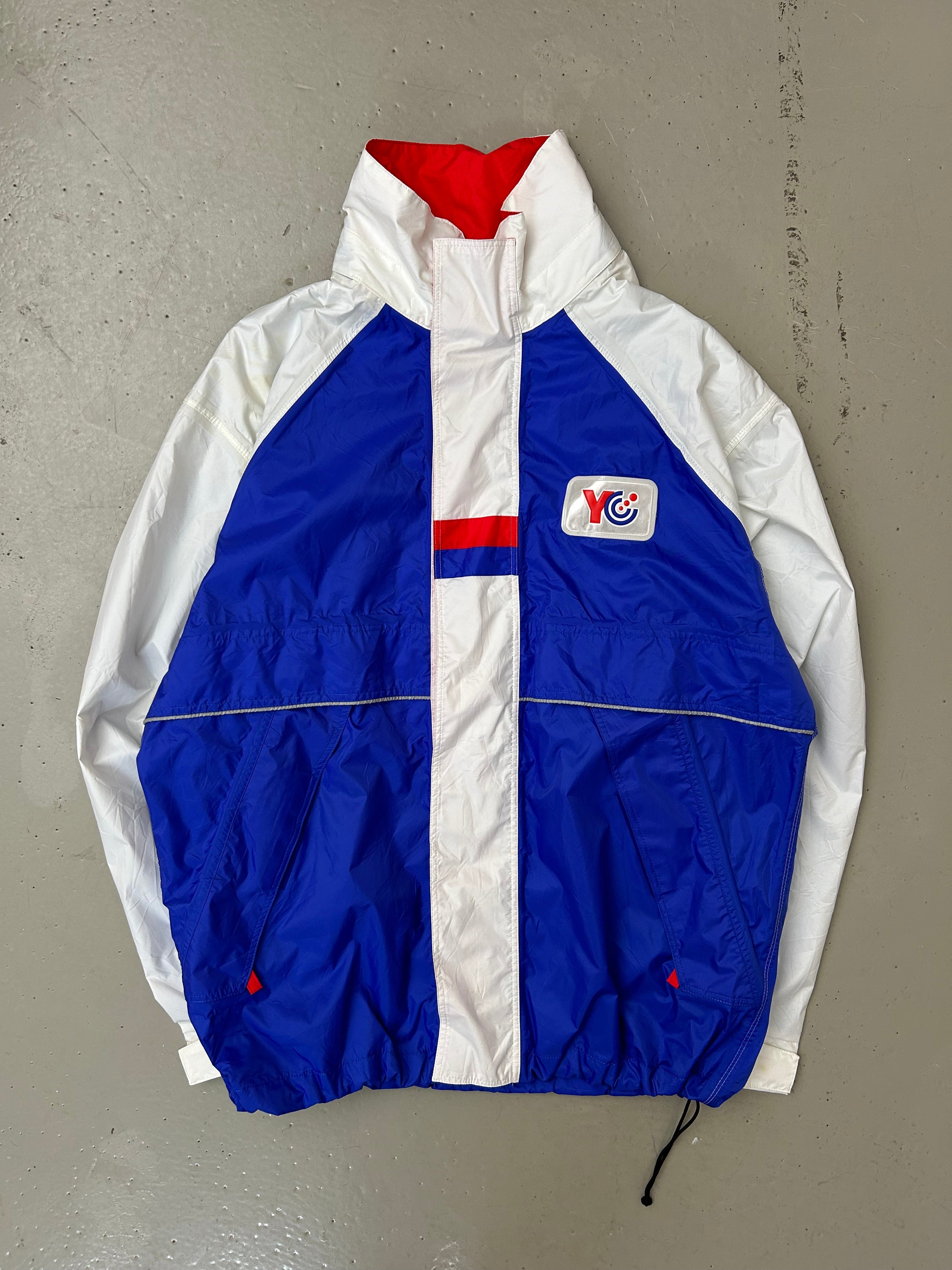 Vintage Colourblock Zip Jakke – YC Retro Windbreaker