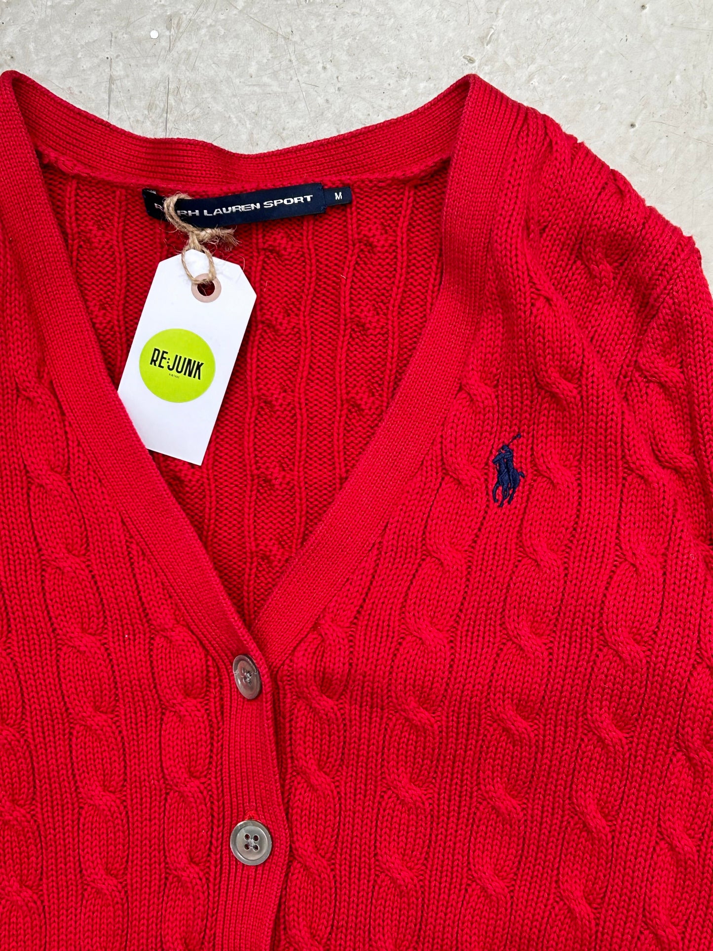 Women - Ralph Lauren Vintage Striktrøje - Medium - Re:Junk Vintage