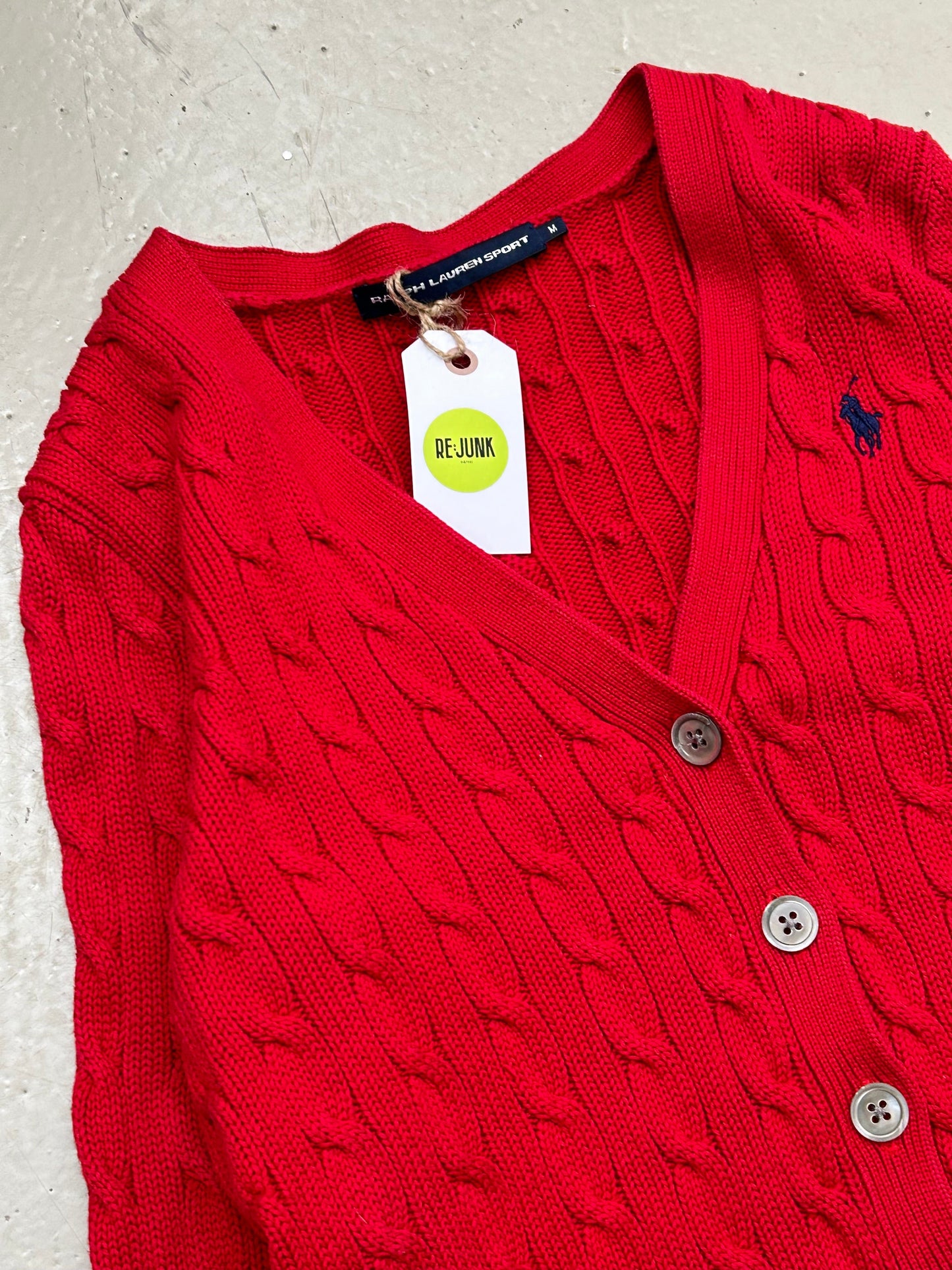 Women - Ralph Lauren Vintage Striktrøje - Medium - Re:Junk Vintage