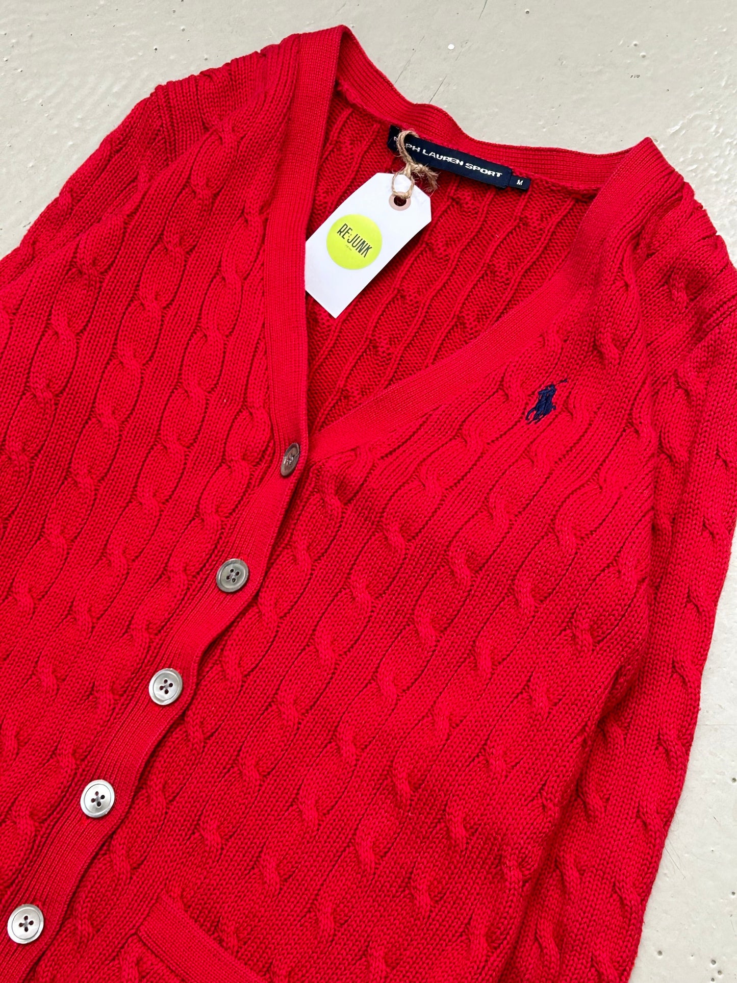 Women - Ralph Lauren Vintage Striktrøje - Medium - Re:Junk Vintage
