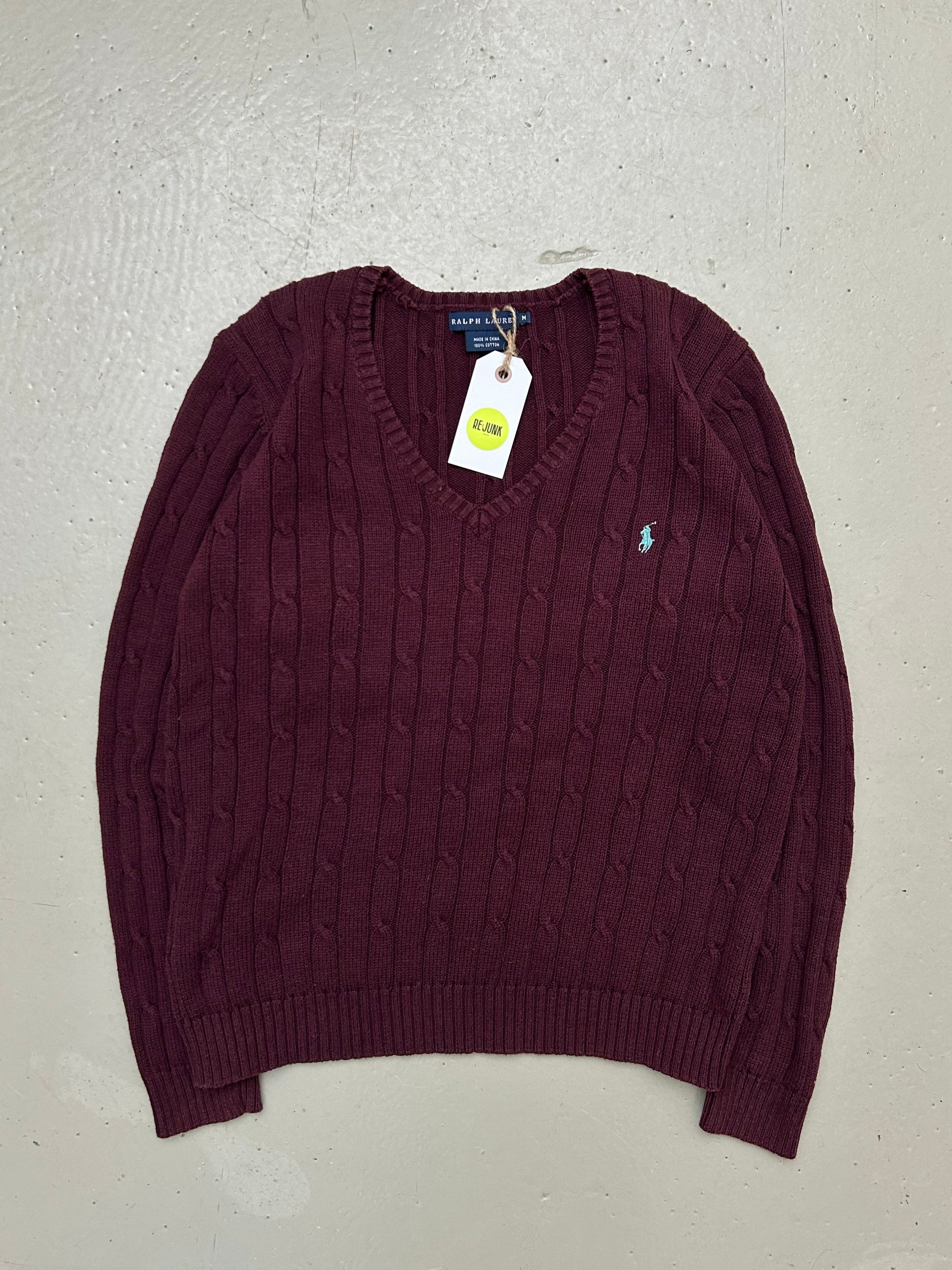 Women - Ralph Lauren Vintage Striktrøje - Medium - Re:Junk Vintage