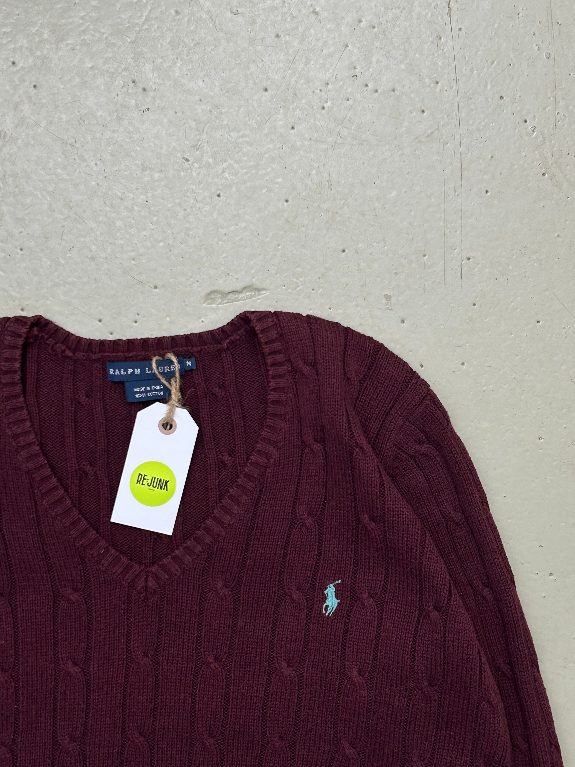 Women - Ralph Lauren Vintage Striktrøje - Medium - Re:Junk Vintage
