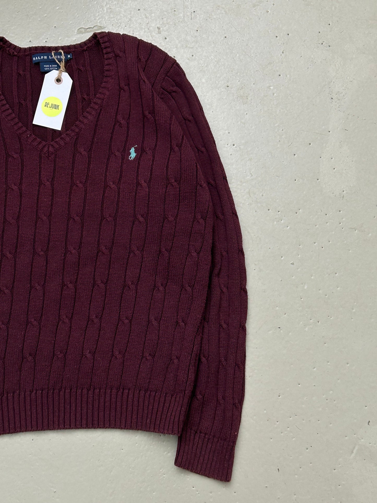 Women - Ralph Lauren Vintage Striktrøje - Medium - Re:Junk Vintage
