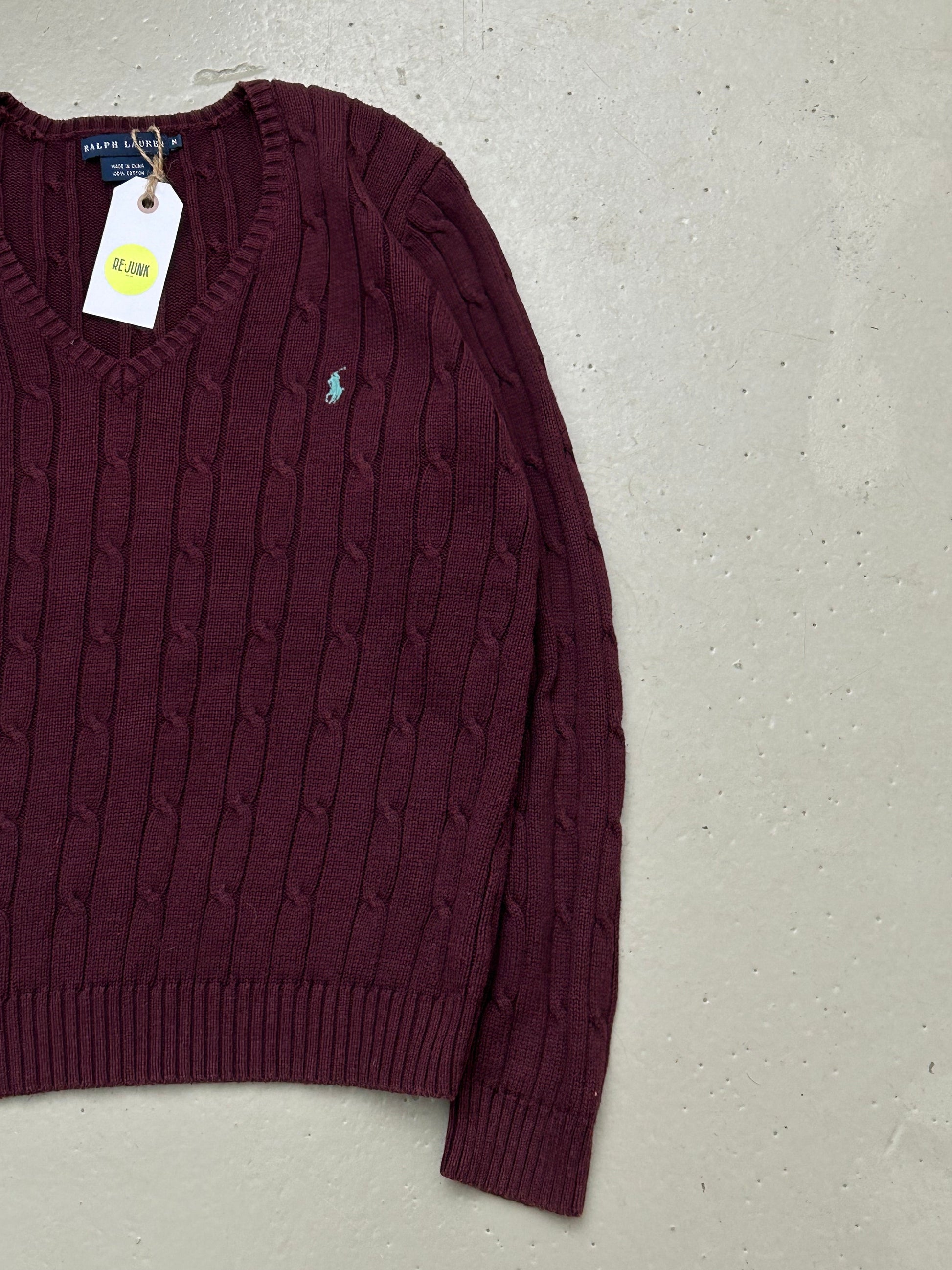 Women - Ralph Lauren Vintage Striktrøje - Medium - Re:Junk Vintage