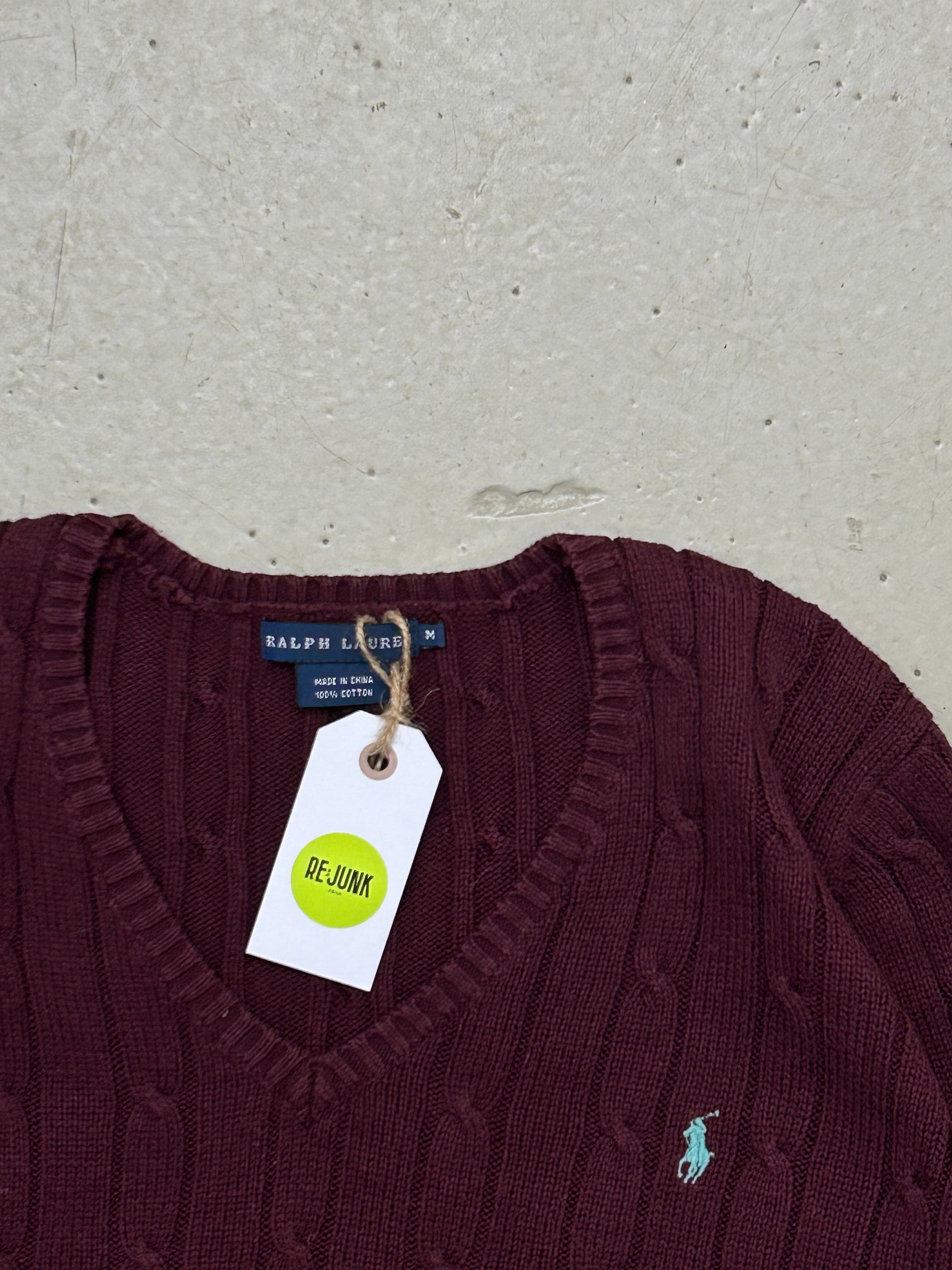 Women - Ralph Lauren Vintage Striktrøje - Medium - Re:Junk Vintage
