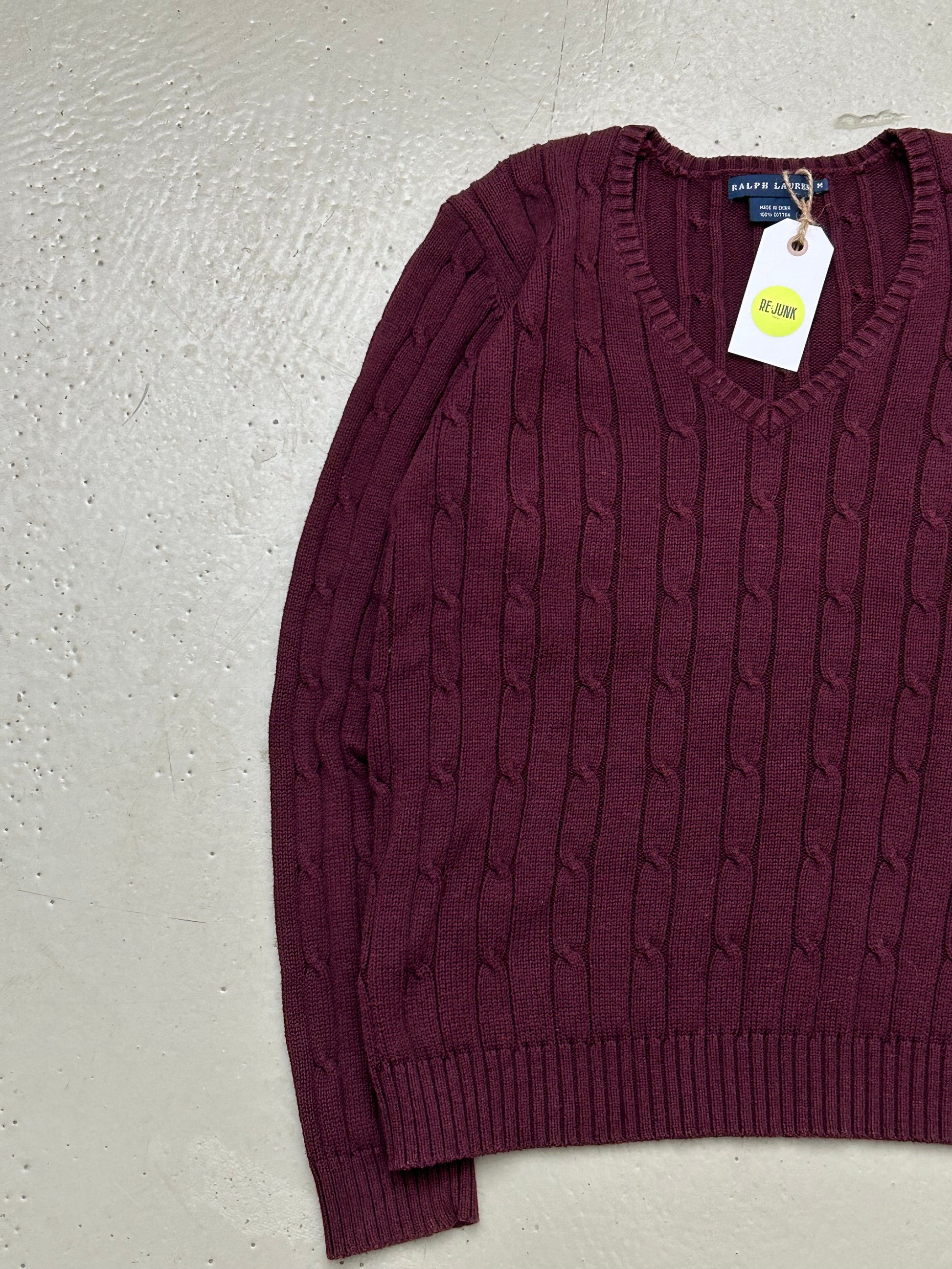 Women - Ralph Lauren Vintage Striktrøje - Medium - Re:Junk Vintage
