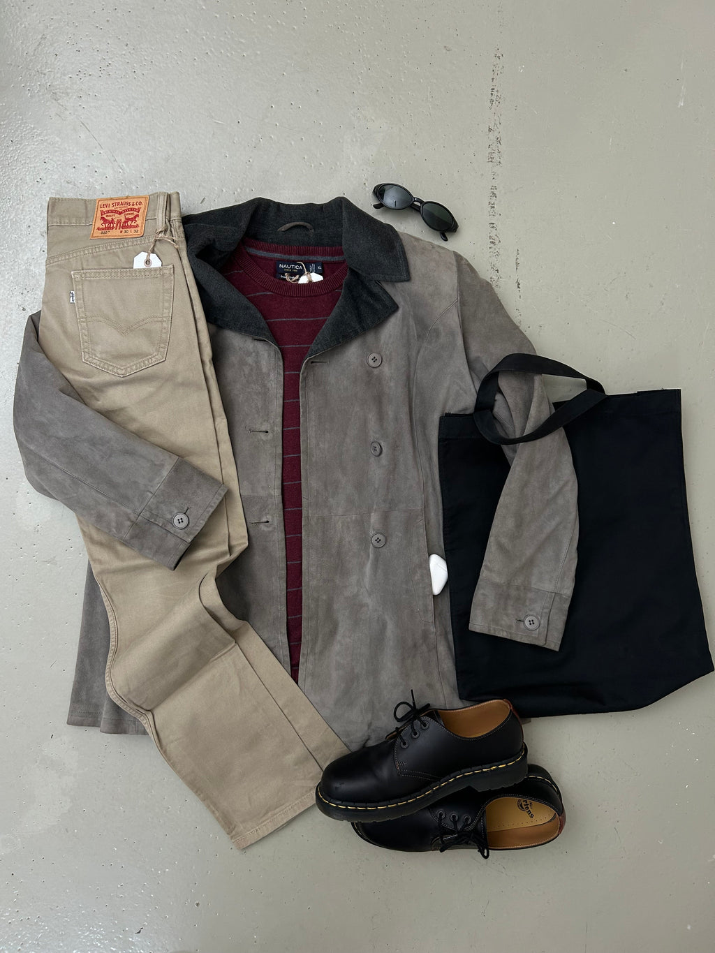 Women Suede Jacket - Medium - Re:Junk Vintage