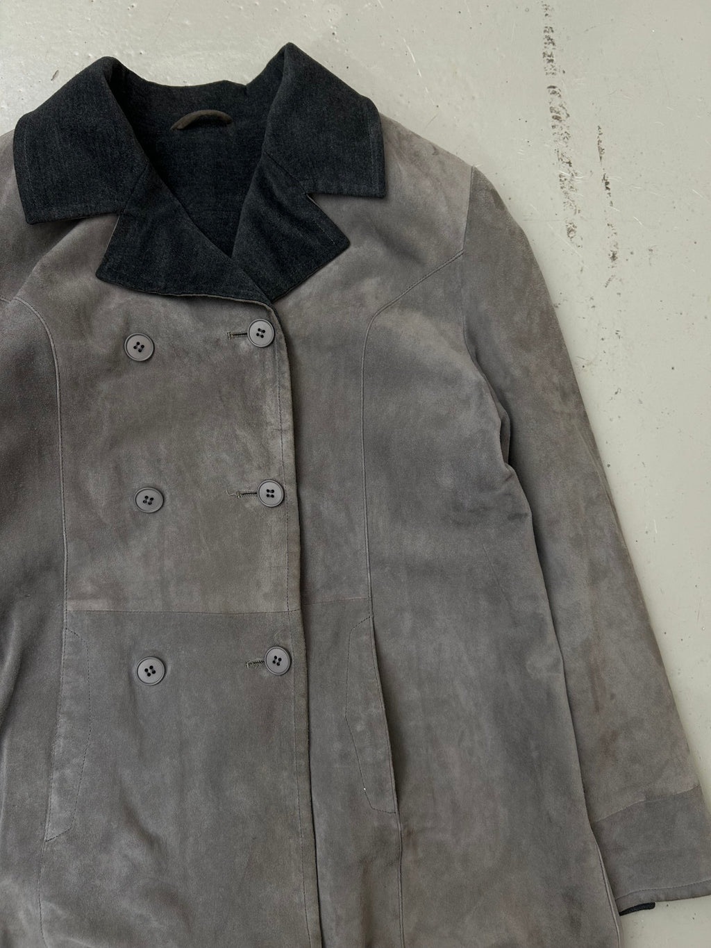 Women Suede Jacket - Medium - Re:Junk Vintage