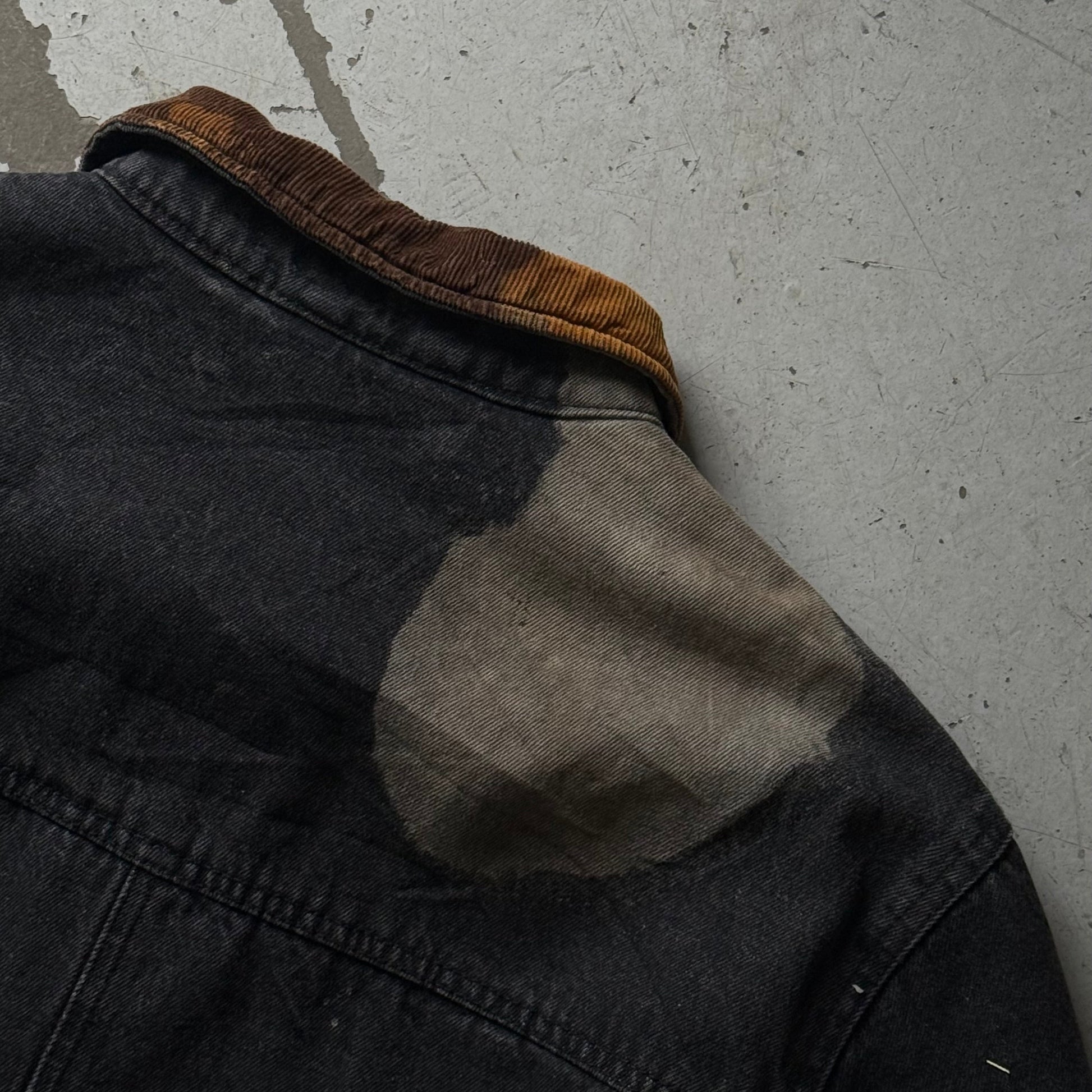 Wrangler | Denim jacket sherpa | Sort | XL - Re:Junk Vintage