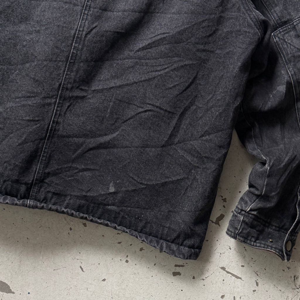 Wrangler | Denim jacket sherpa | Sort | XL - Re:Junk Vintage