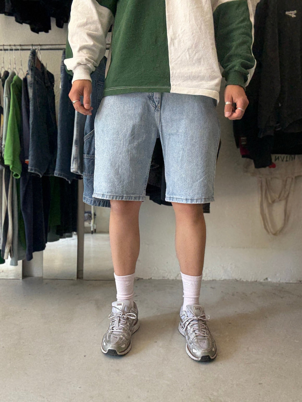Wrangler | denim shorts | lys blå | W32 - Re:Junk Vintage