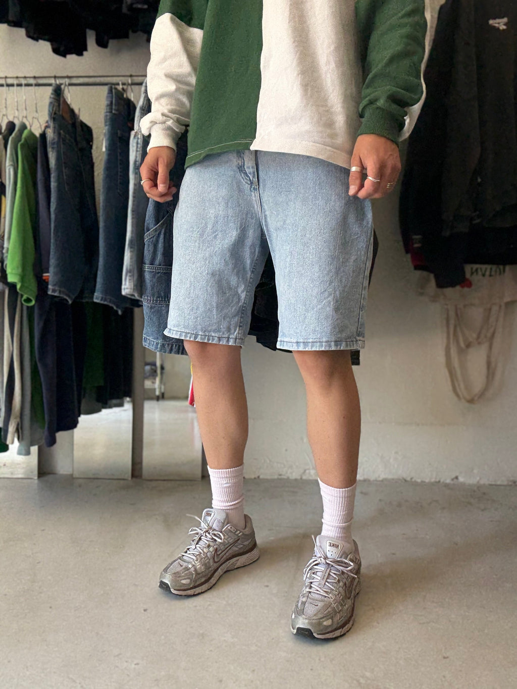 Wrangler | denim shorts | lys blå | W32 - Re:Junk Vintage