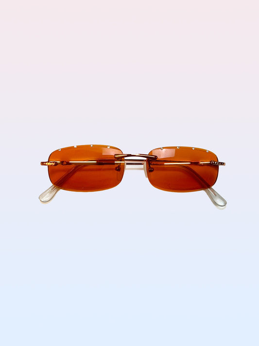 Y2K Orange Vintage Solbrille - Re:Junk Vintage